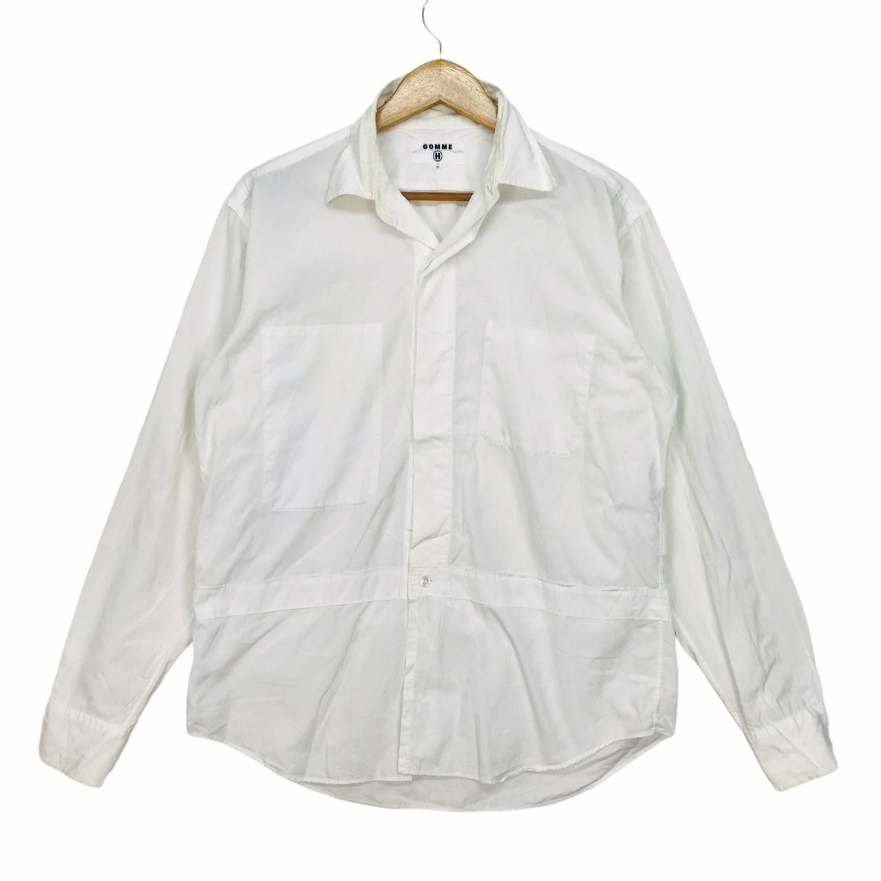 Japanese Brand Vtg Japanese Brand GOMME HOMME Long Sleeve Button Up Shirt Size US M / EU 48-50 / 2 - 1 Thumbnail