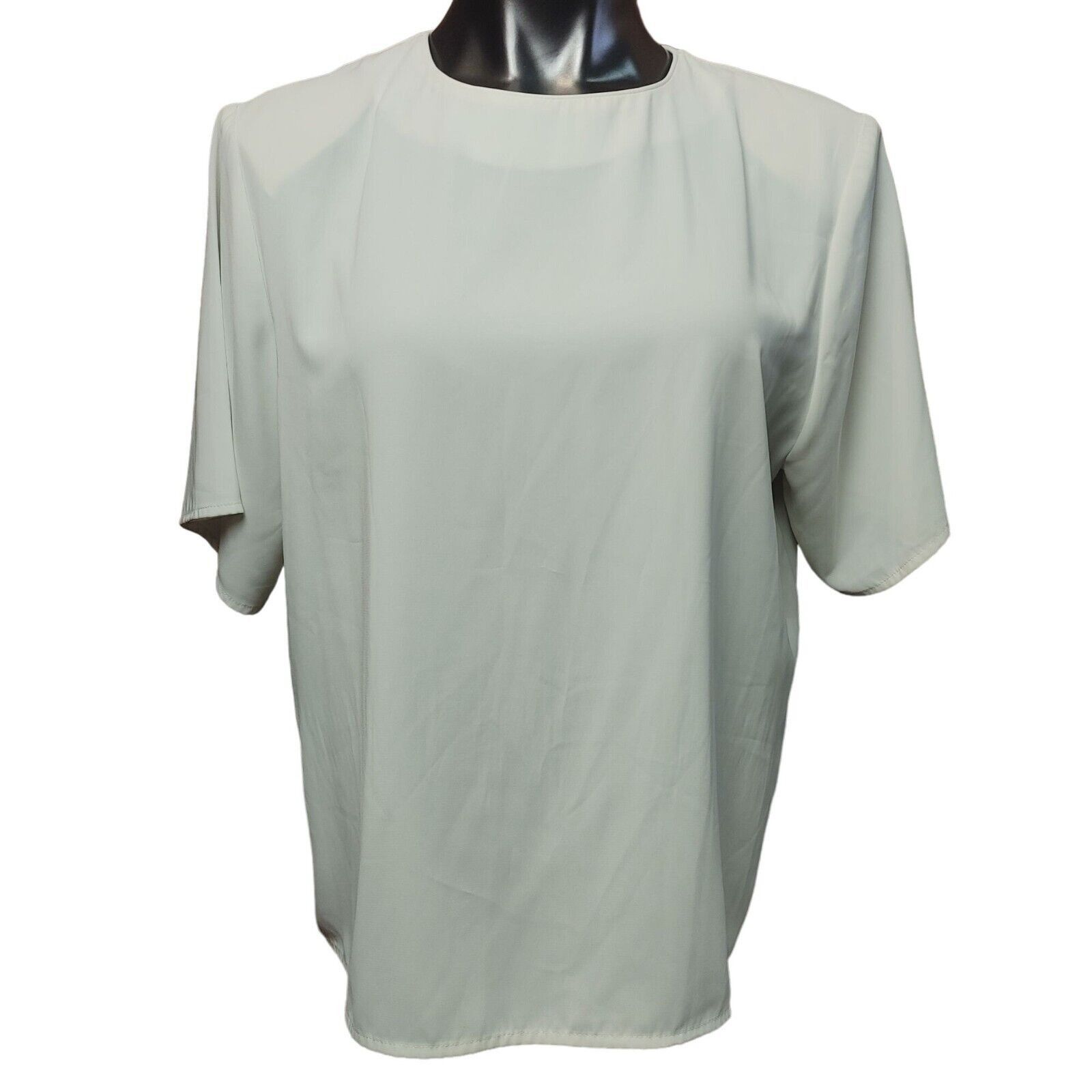 Other Dress Barn Woman White Short Sleeve Relaxed Fit Tee 14/16 Size XL / US 12-14 / IT 48-50 - 1 Thumbnail