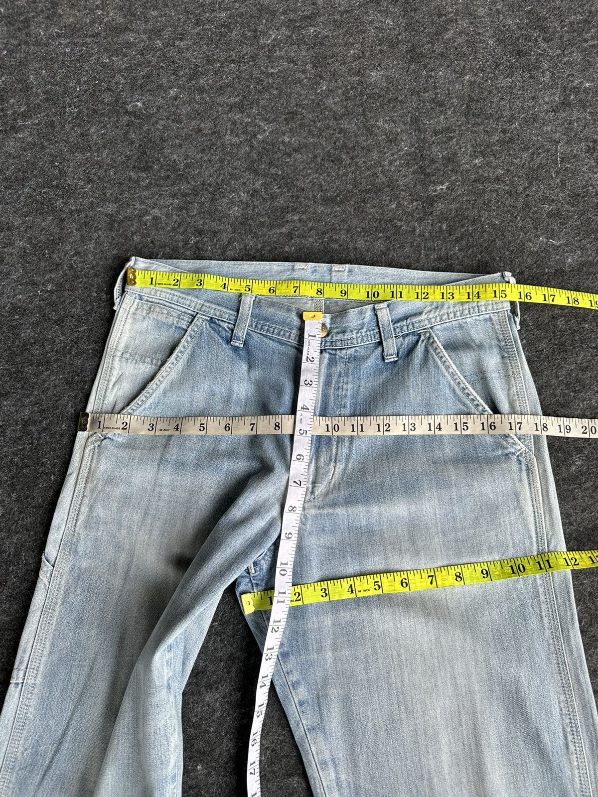 Lee × Vintage Vintage Lee Union Made Sanforized Carpenter Denim D462 Size US 30 / EU 46 - 6 Thumbnail