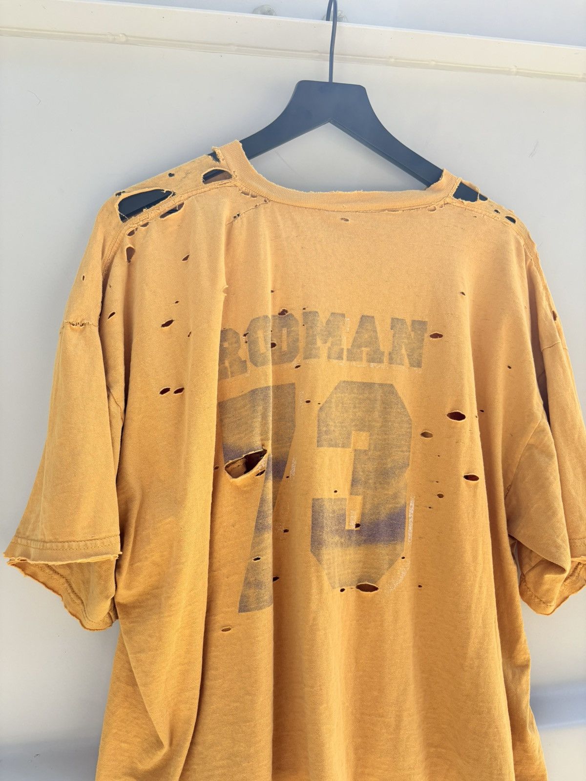Vintage Thrashed Lakers Rodman Faded Distressed Shirt GRUNGE Band Size US L / EU 52-54 / 3 - 3 Thumbnail