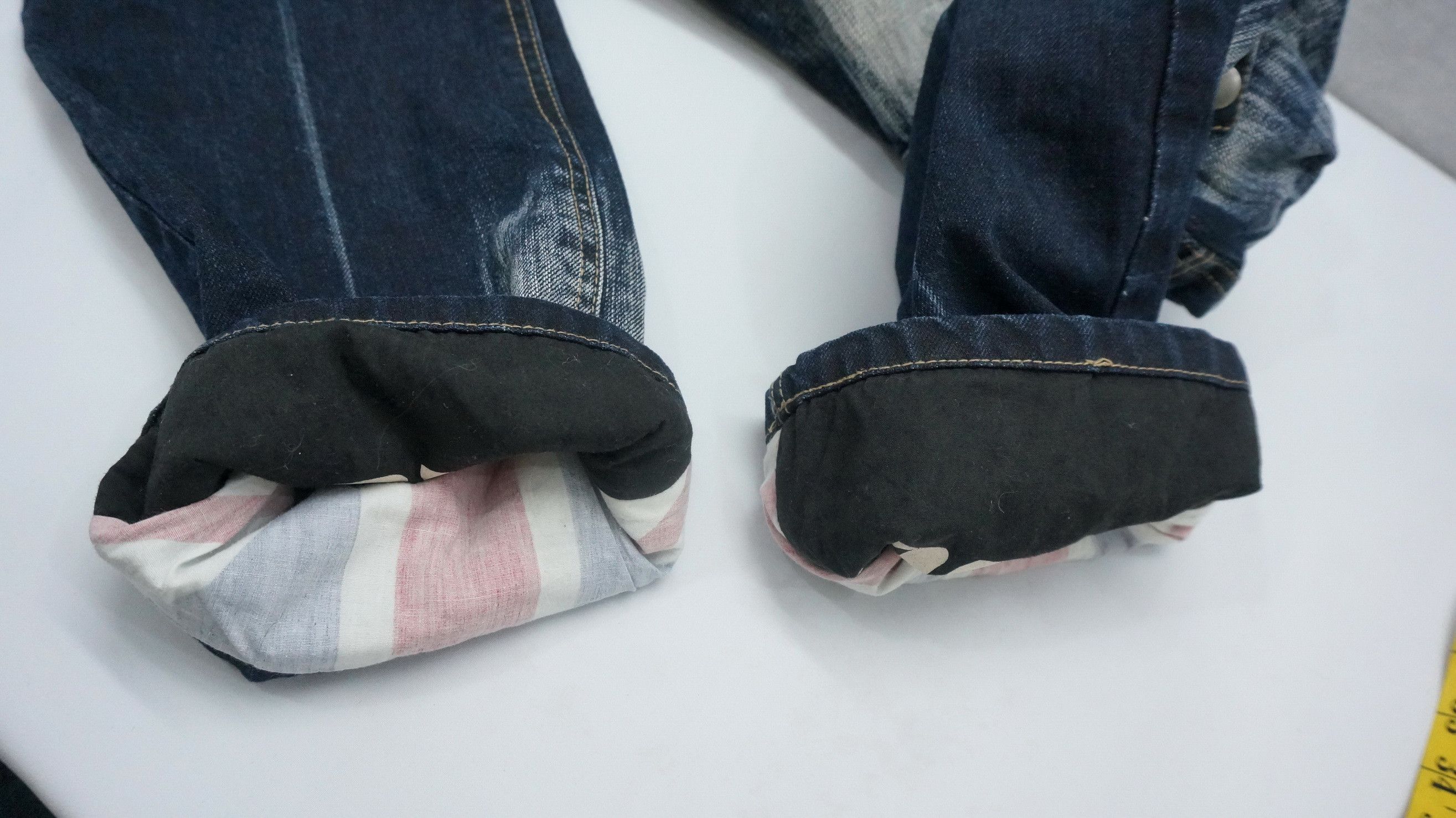 If Six Was Nine × PPFM × Tornado Mart PPFM Peyton Place Double Waist Distressed Roll Up Jeans Size US 29 - 15 Thumbnail