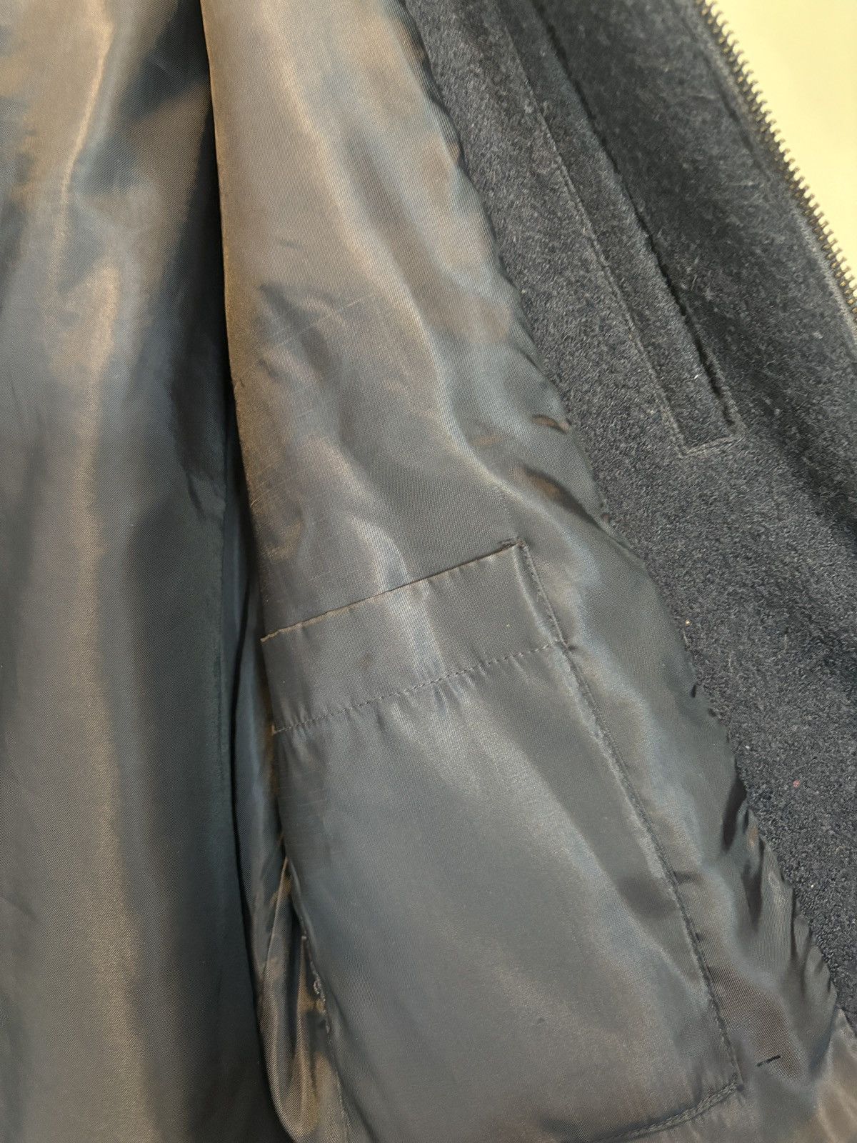 Club Monaco Club Monaco Bomber Jacket L Navy Blue - Boiled Wool Size US L / EU 52-54 / 3 - 9 Thumbnail