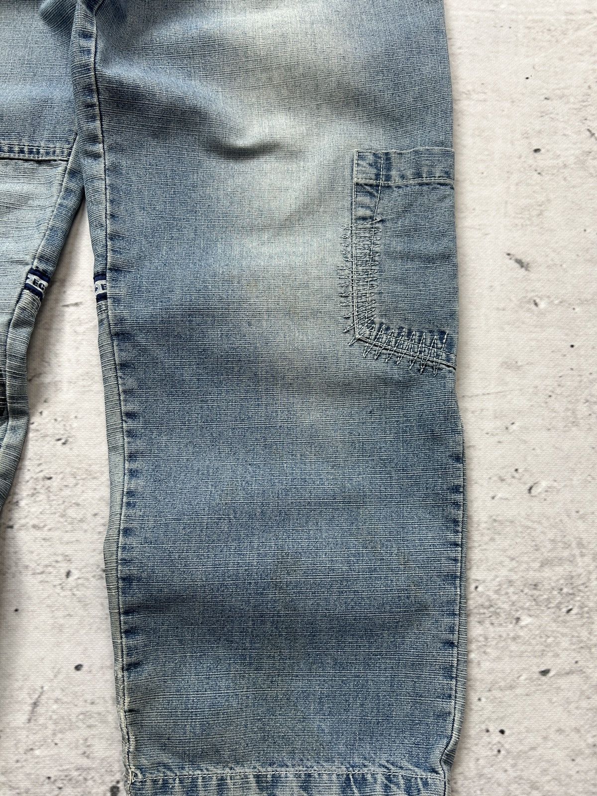 Ecko Unltd. 💥Vintage Ecko Unltd Baggy Big Logo Washed Blue Denim Jeans💥 Size US 30 / EU 46 - 7 Thumbnail
