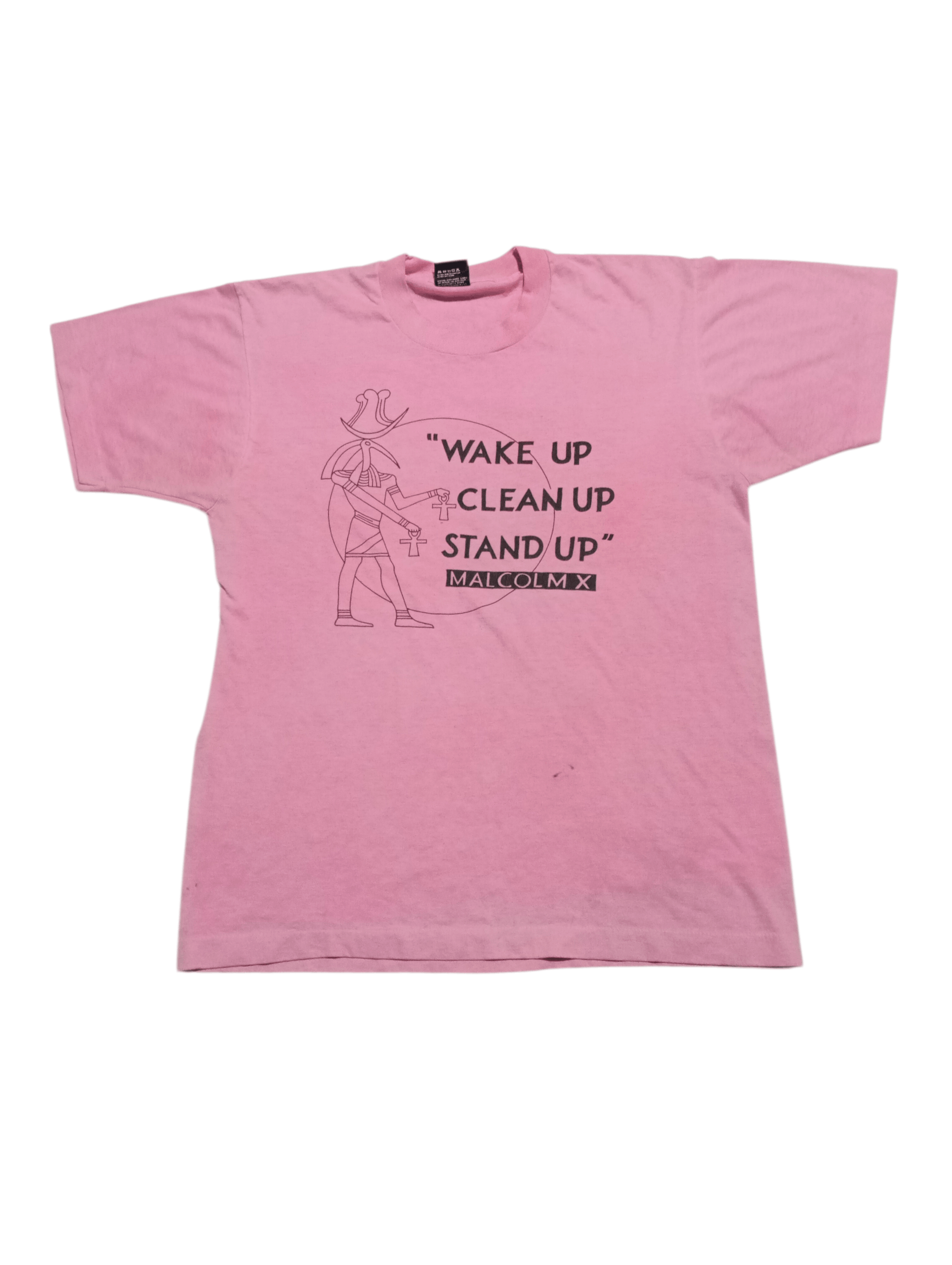 Other Vintage Malcolm X Pink Tee Size US L / EU 52-54 / 3 - 2 Thumbnail