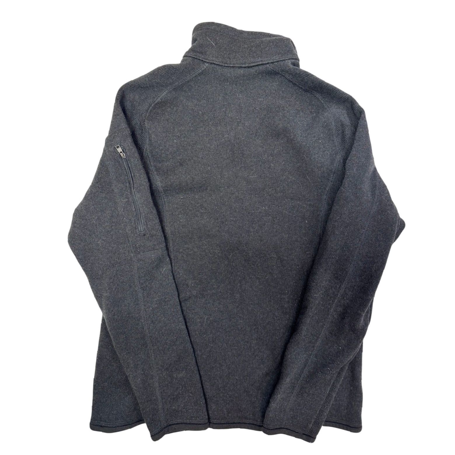 Patagonia VINTAGE Patagonia Women's Better Sweater 1/4 Zip Jacket Size M Black Company Logo Size M / US 6-8 / IT 42-44 - 2 Thumbnail