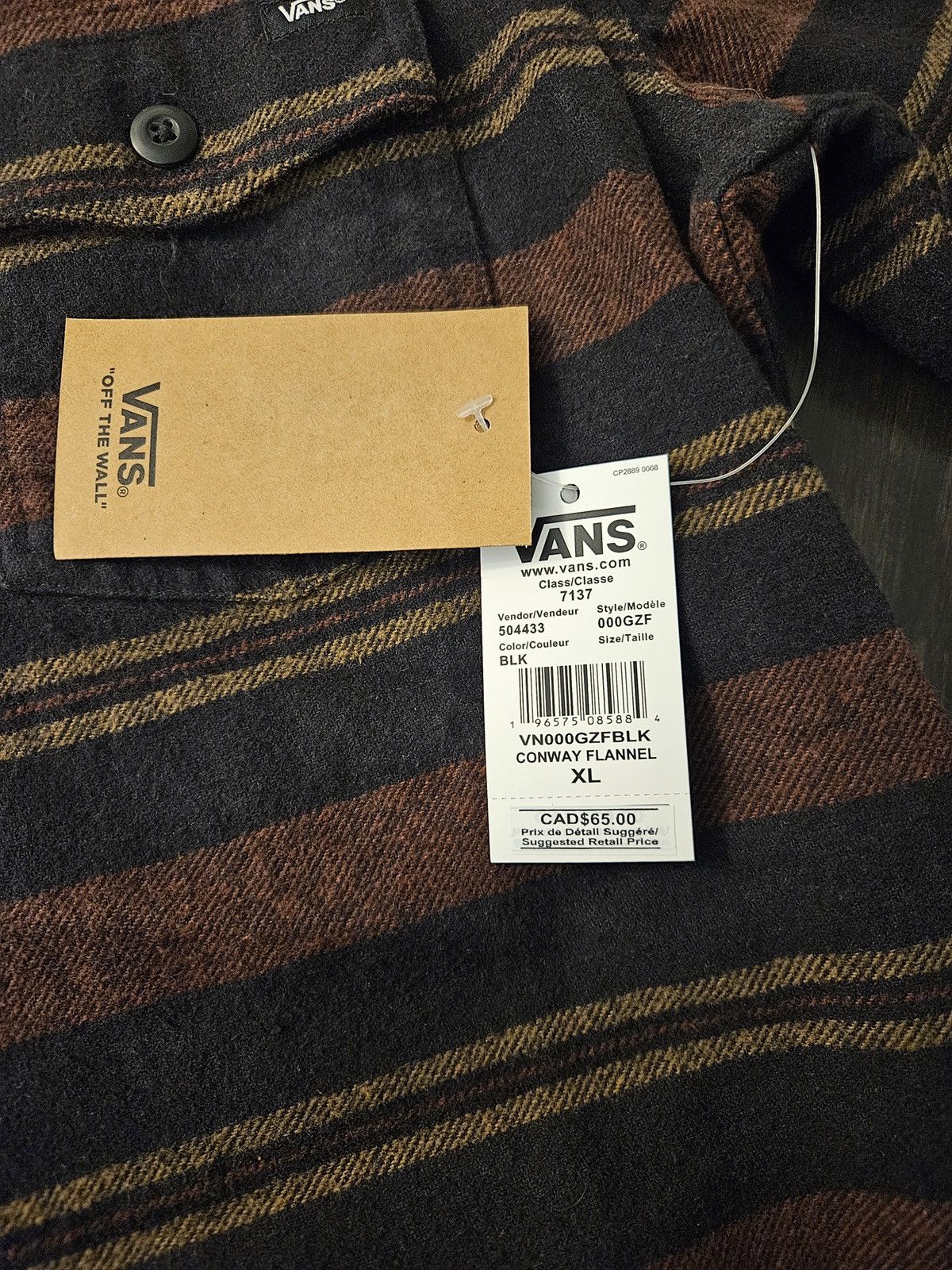 Vans Vans Kids fleece button up shirt Size US XL / EU 56 / 4 - 4 Thumbnail