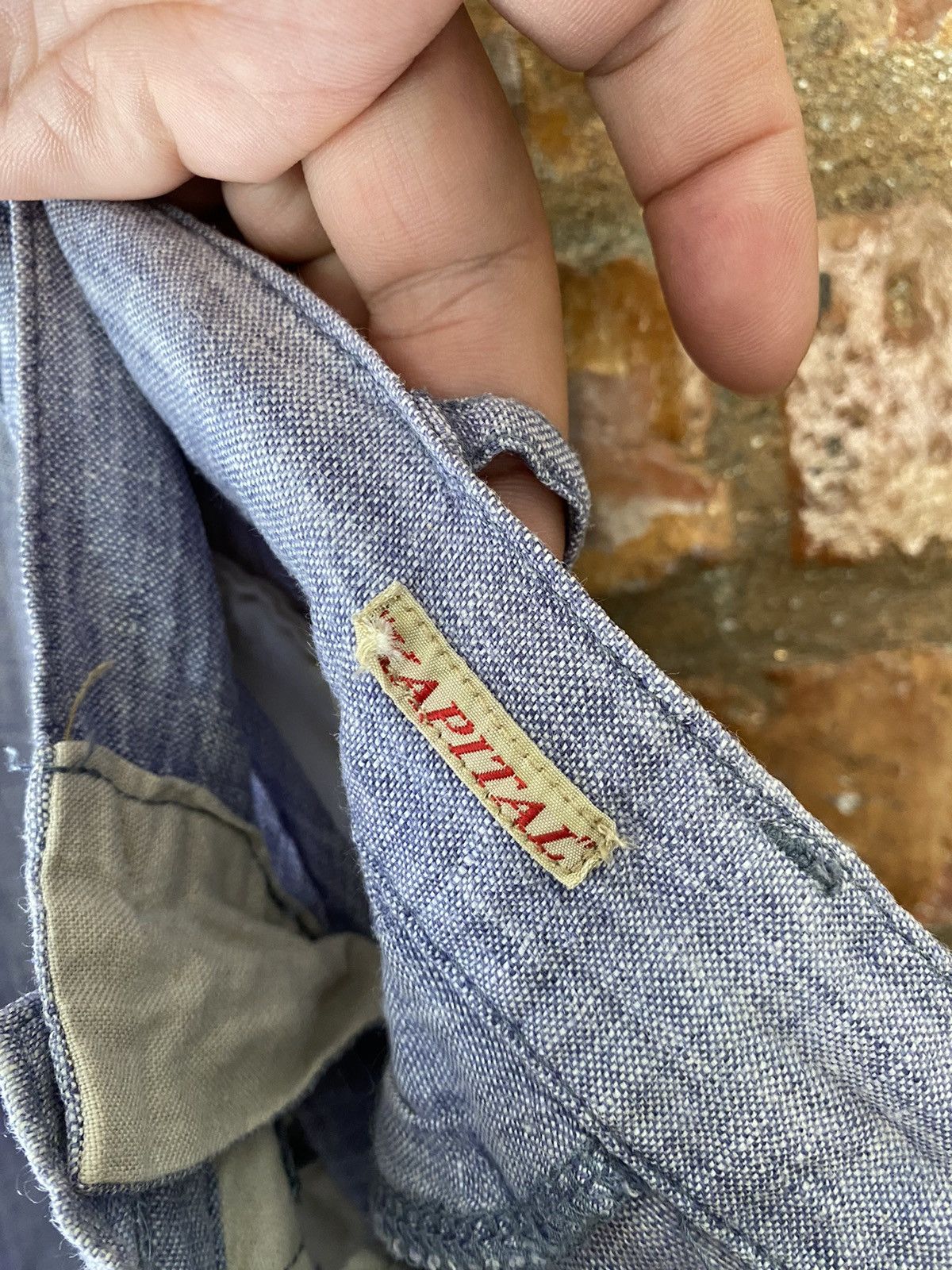 Kapital × Kapital Kountry Vtg Kapital 3/4 linen military pants Size US 32 / EU 48 - 15 Thumbnail