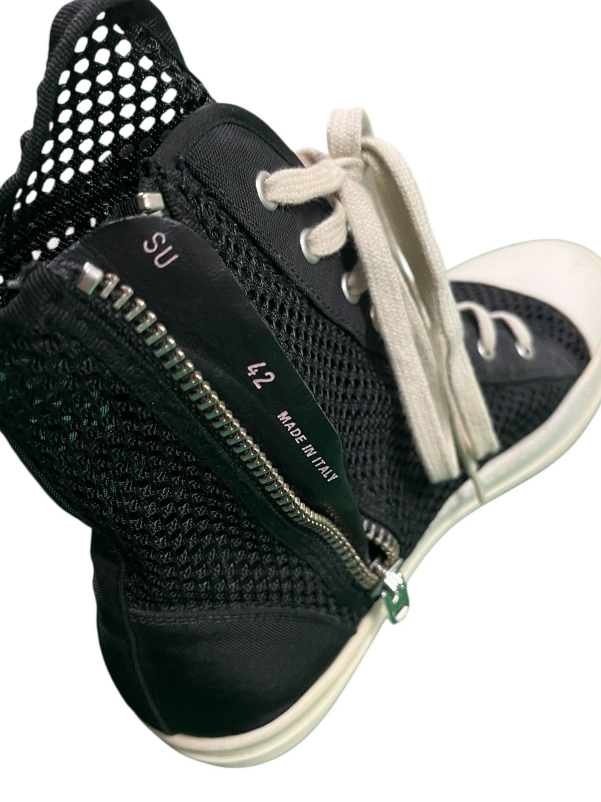 Rick Owens Drkshdw Rick Owens SS14 DRKSHDW Mesh Ramone Sneakers Size US 9 / EU 42 - 5 Thumbnail