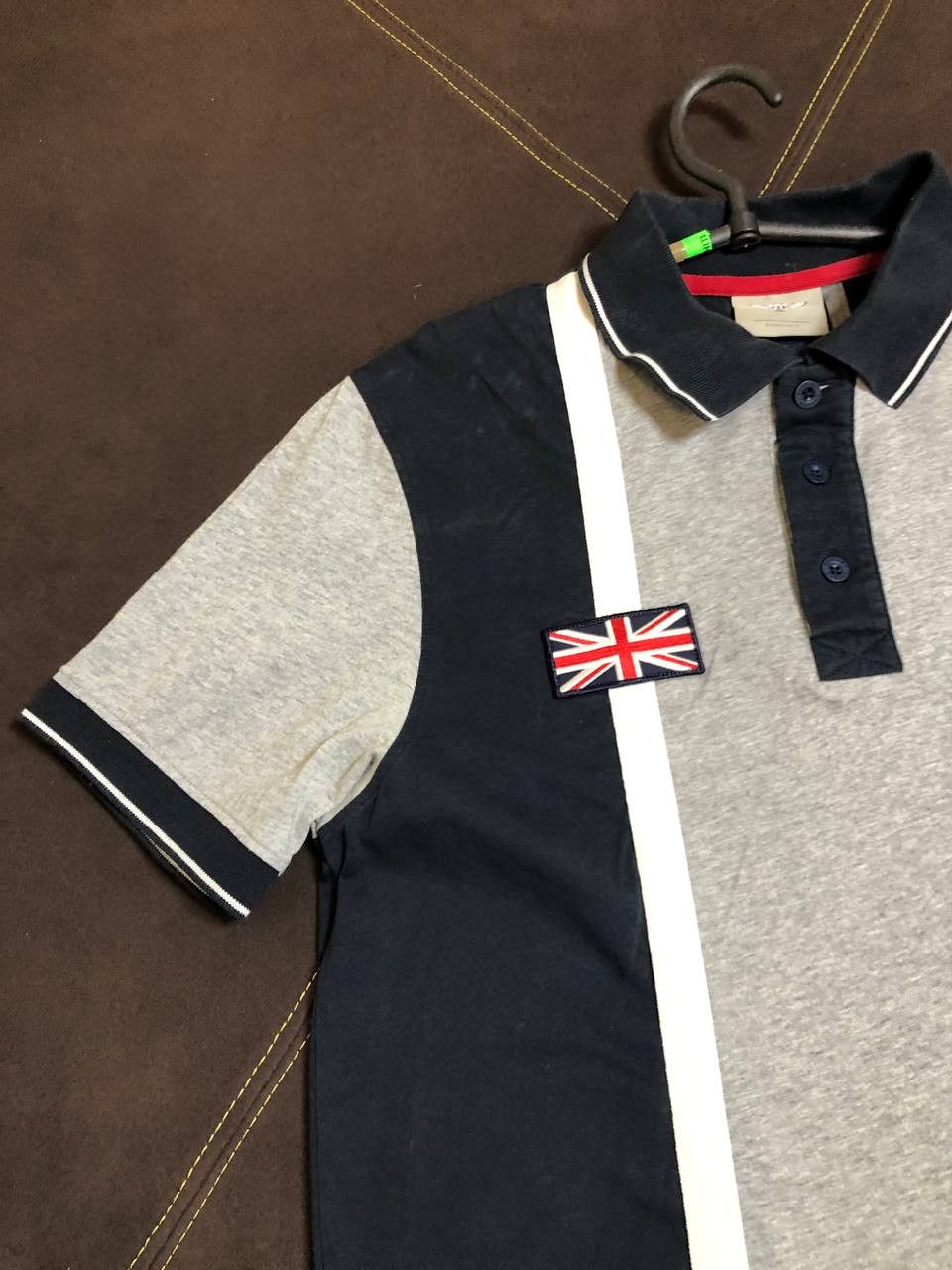 Bentley BRAND New Bentley Stripe Polo Shirt Navy Grey Melange Men Size US S / EU 44-46 / 1 - 6 Thumbnail