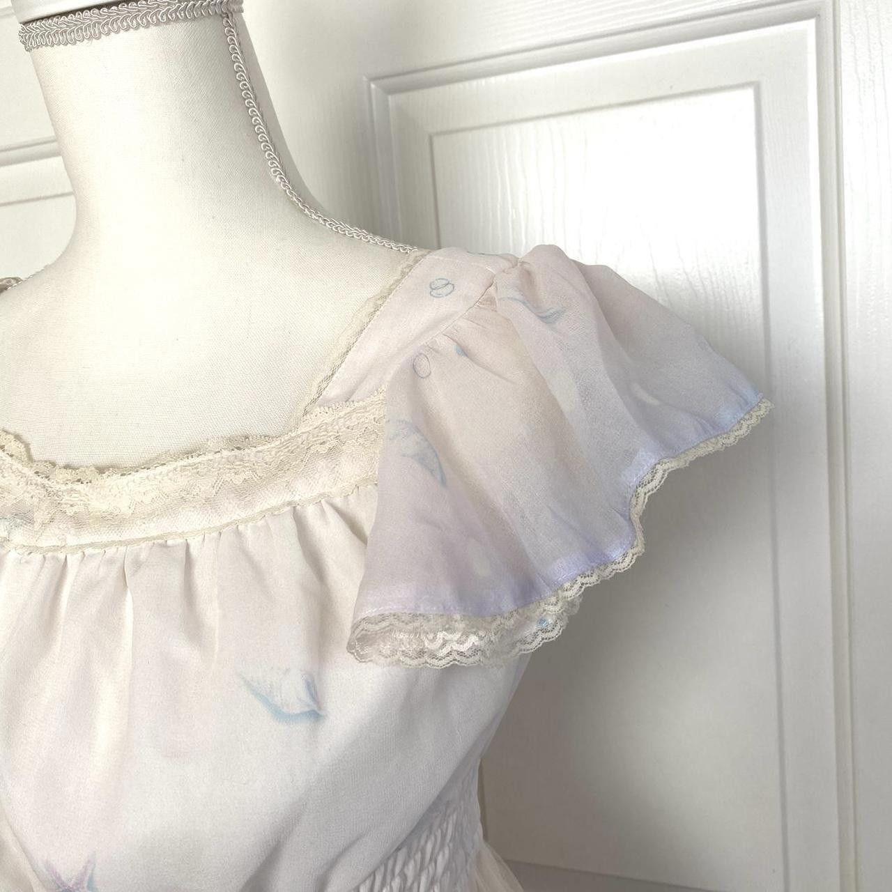 Designer Secret Honey Women's White and Blue Dress Size ONE SIZE - 7 Thumbnail