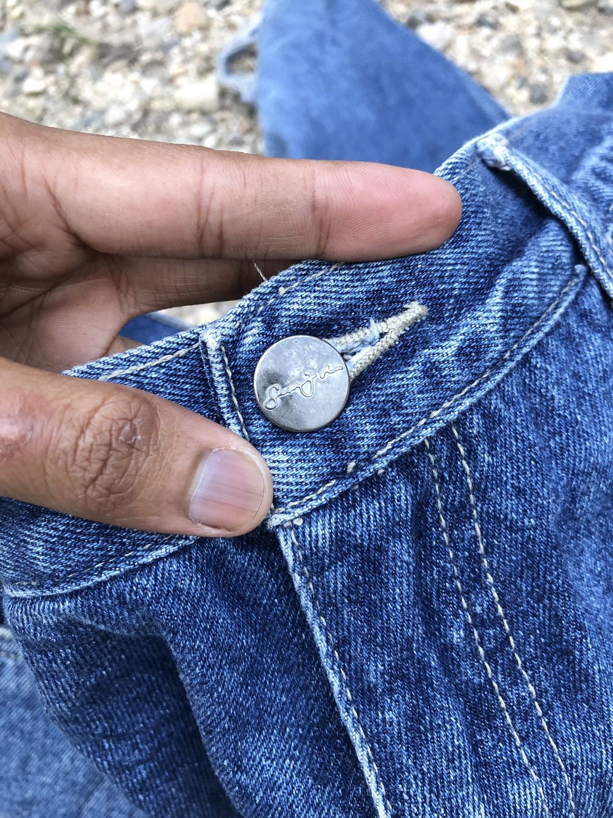 Sean John BAGGY WASHED BLUE DENIM BY SEAN JOHN Size US 34 / EU 50 - 3 Thumbnail