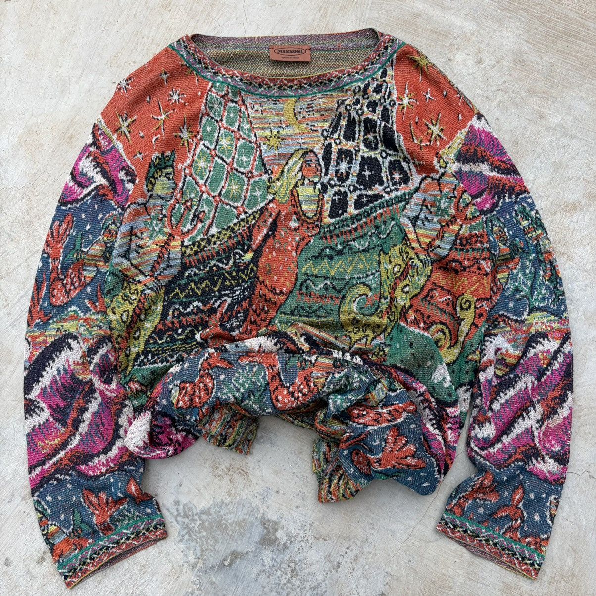 Missoni Vintage 90s Missoni Old Knitwear Size US S / EU 44-46 / 1 - 9 Thumbnail