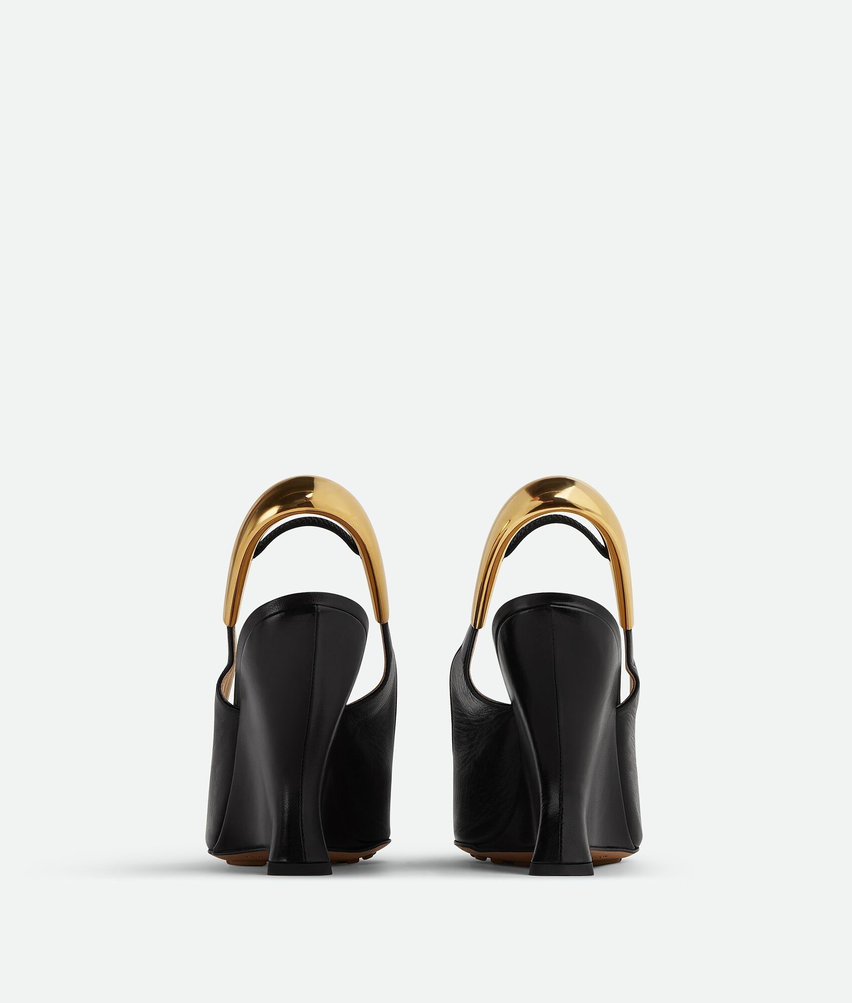 Bottega Veneta o1n1vont1224 Punta Slingback Pumps in Black Size US 10.5 / IT 40.5 - 3 Thumbnail