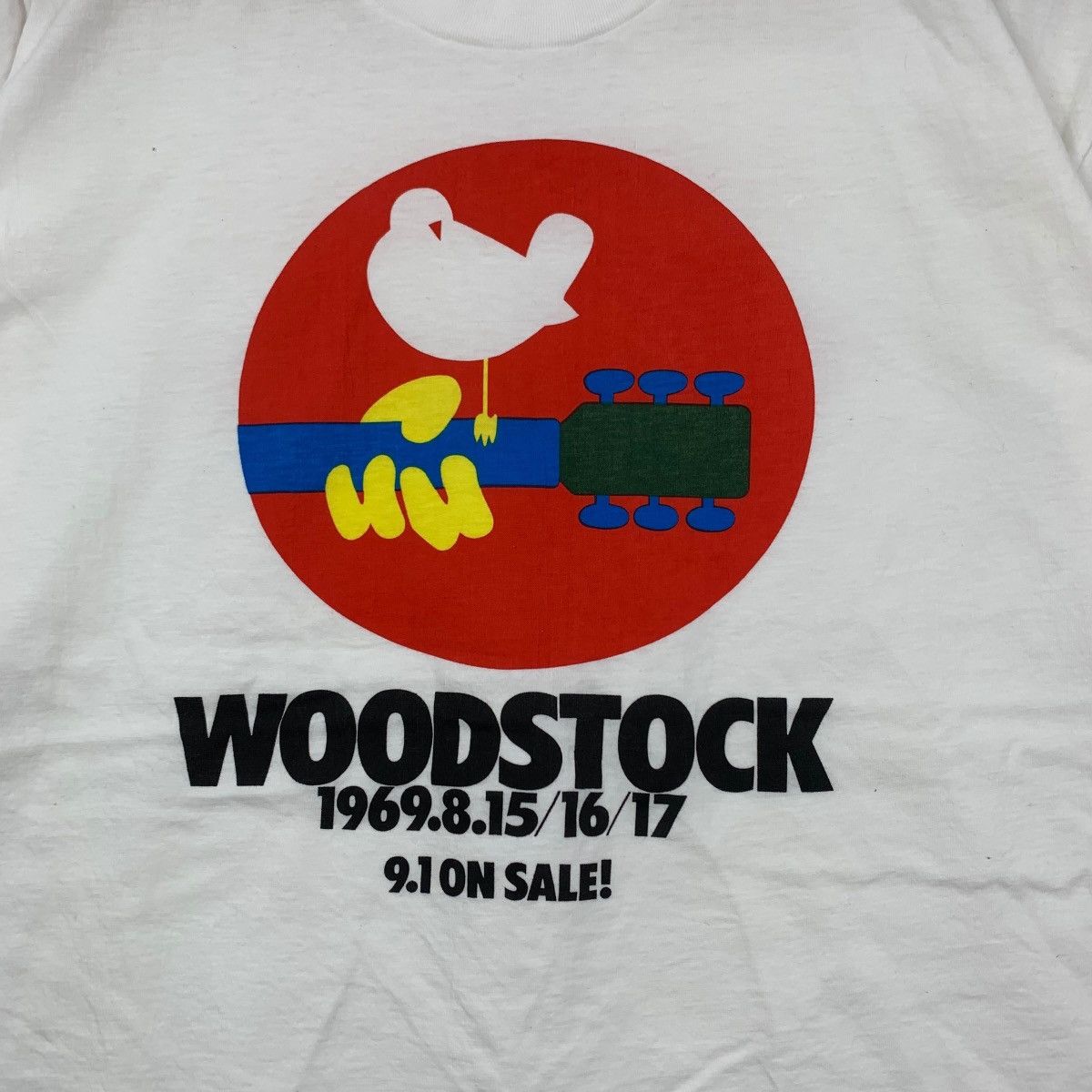 Vintage Vintage 80s WOODSTOCK 1969Musical Festival Memorabilia Shirt Size US L / EU 52-54 / 3 - 3 Thumbnail