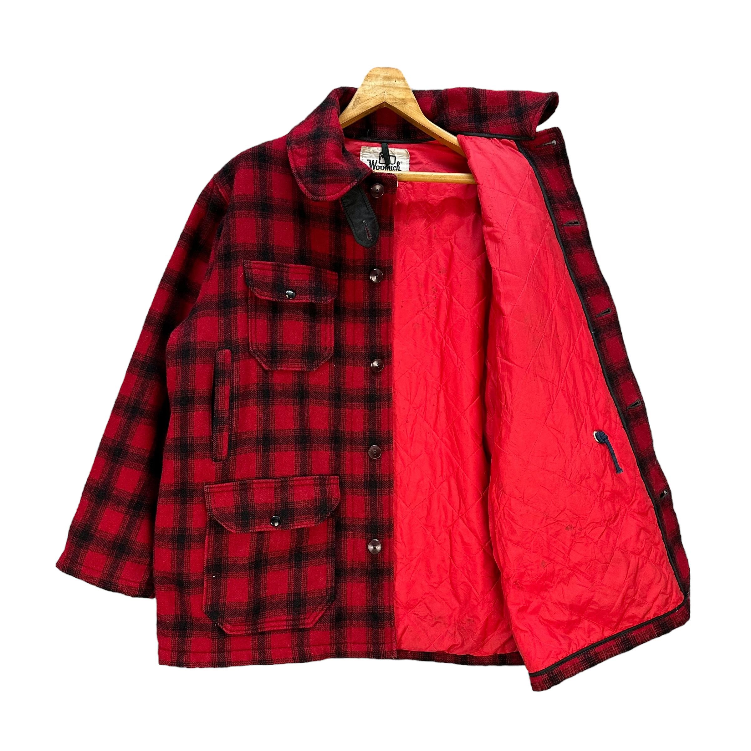 Woolrich Woolen Mills Vintage 80's WOOLRICH Checked Flannel Chore Jacket #A80-1935 Size US XL / EU 56 / 4 - 8 Thumbnail