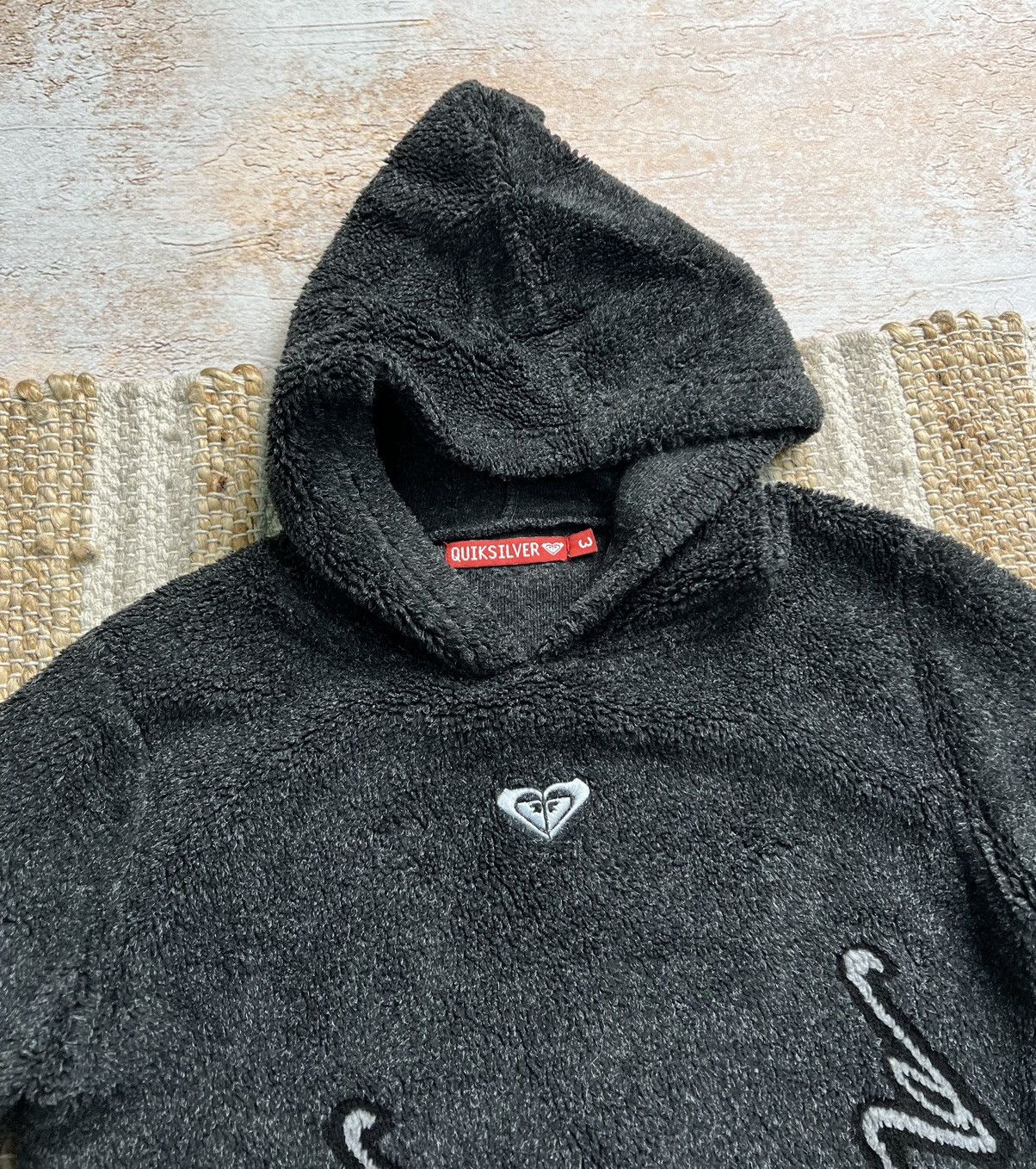 Quiksilver × Vintage Quiksilver vintage fleece floral surf hoodie Size S / US 4 / IT 40 - 3 Thumbnail