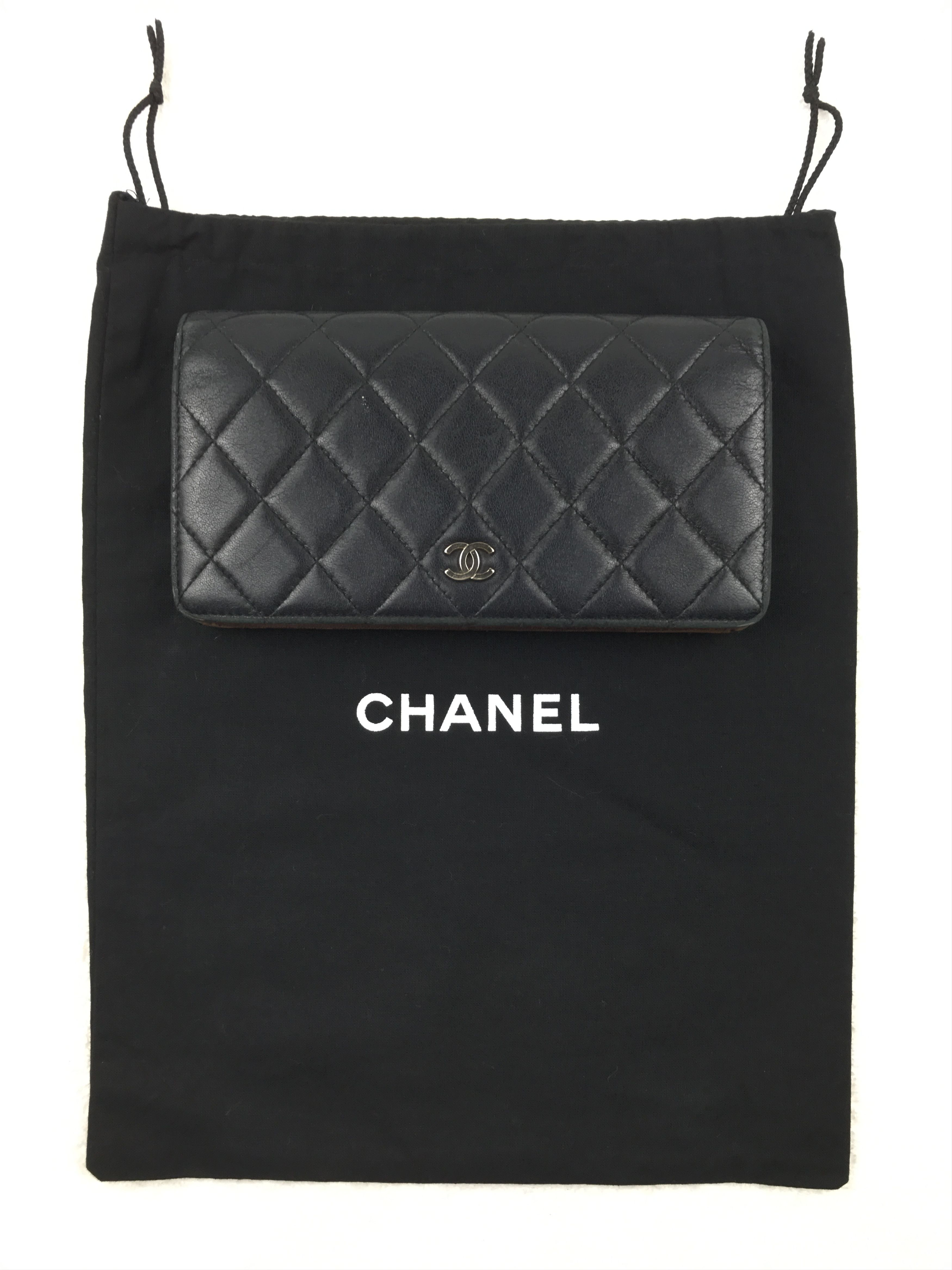 Chanel × Vintage Chanel L-Yen Wallet Classic Long Flap Chanel Wallet Size ONE SIZE - 1 Thumbnail