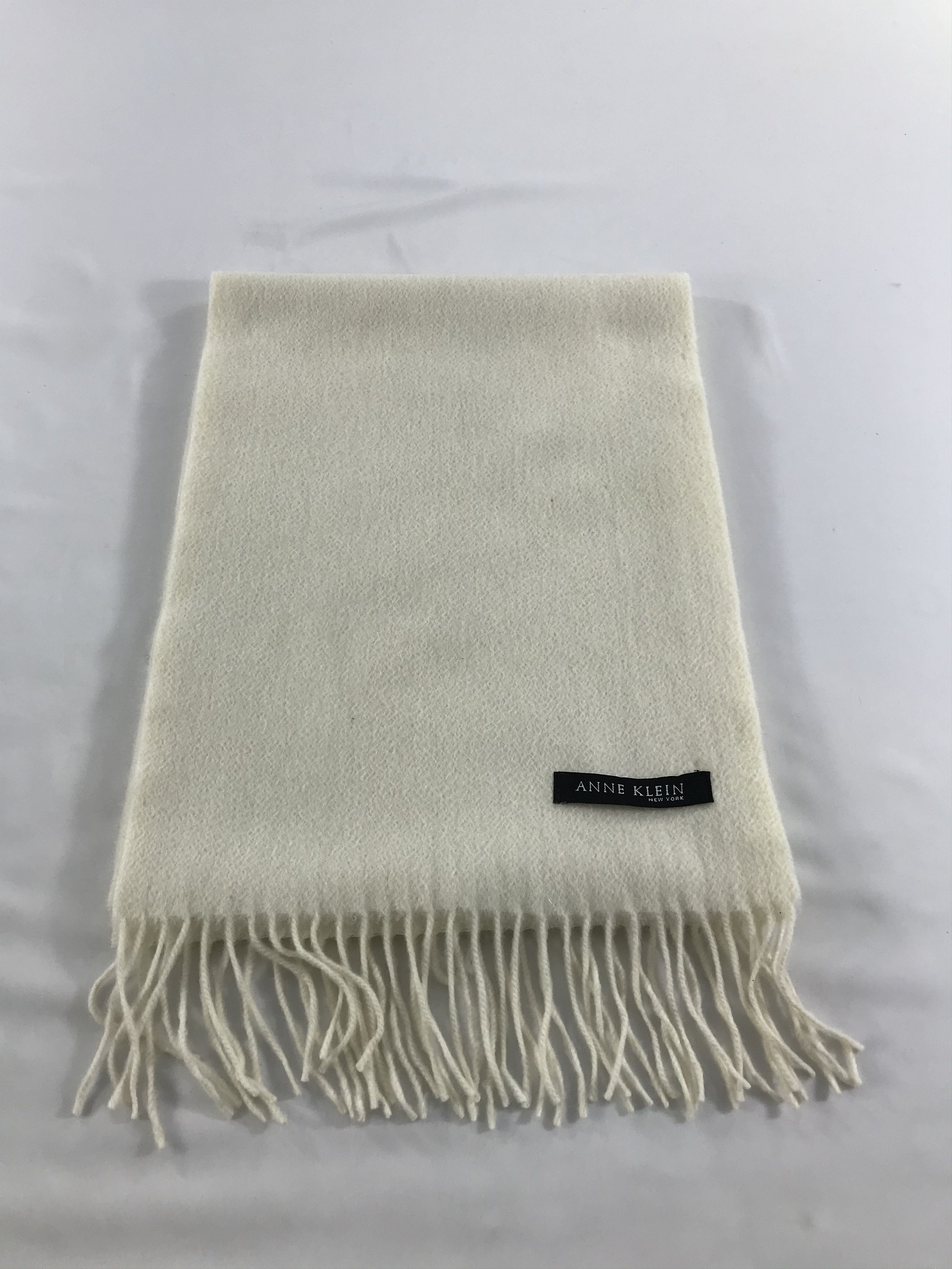 Vintage Anne Klein Wool Scarf Muffler V97 Size ONE SIZE - 2 Thumbnail
