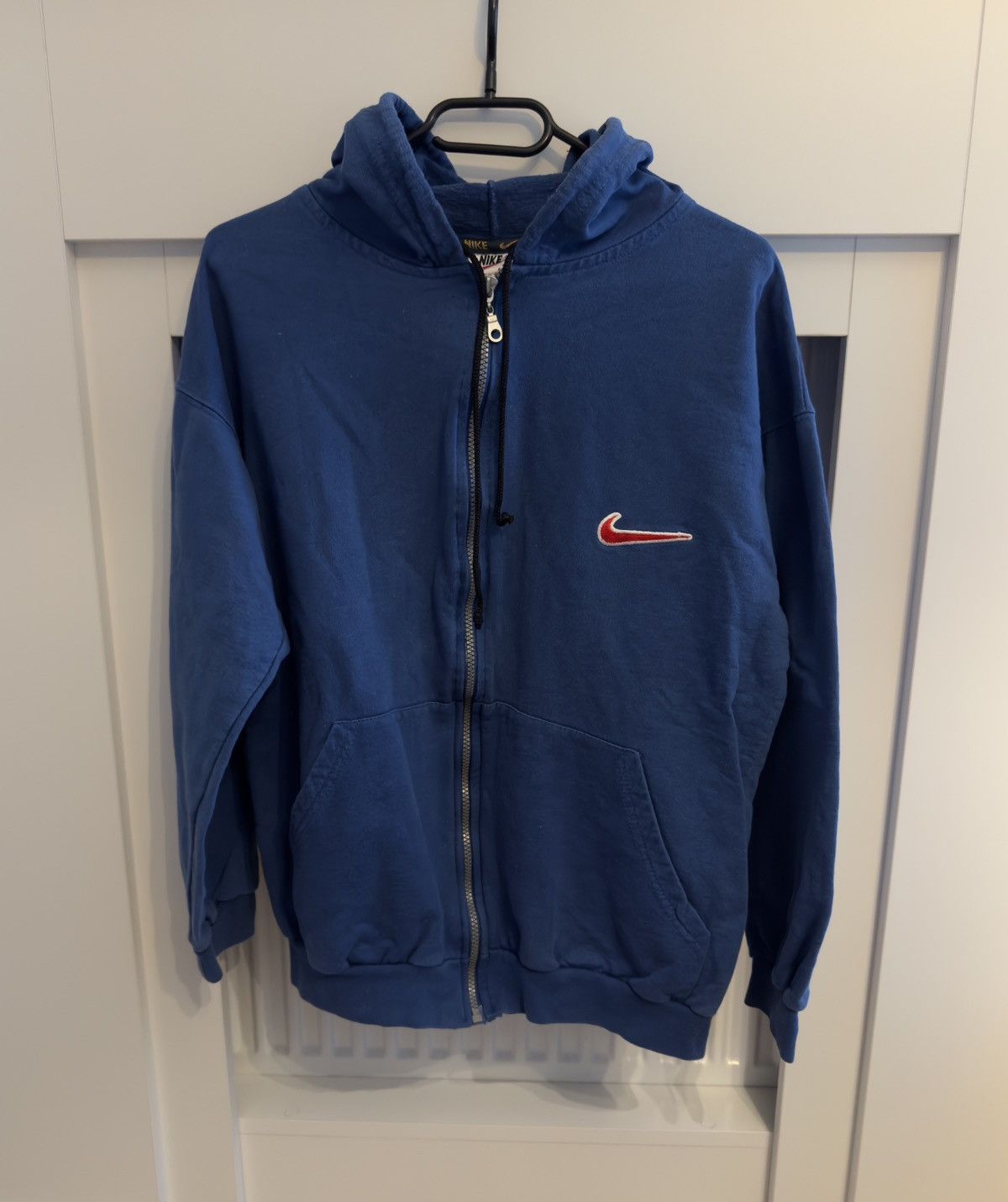 Nike Nike vintage hoodie blue swoosh logo bootleg rare acg Size US M / EU 48-50 / 2 - 4 Thumbnail