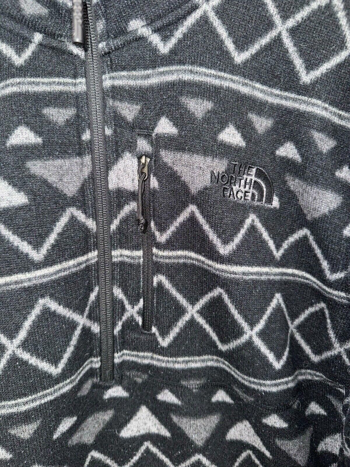 The North Face The North Face Black Aztec Fleece 1/2 Zip Sweater Mens Sz L Size US L / EU 52-54 / 3 - 3 Thumbnail