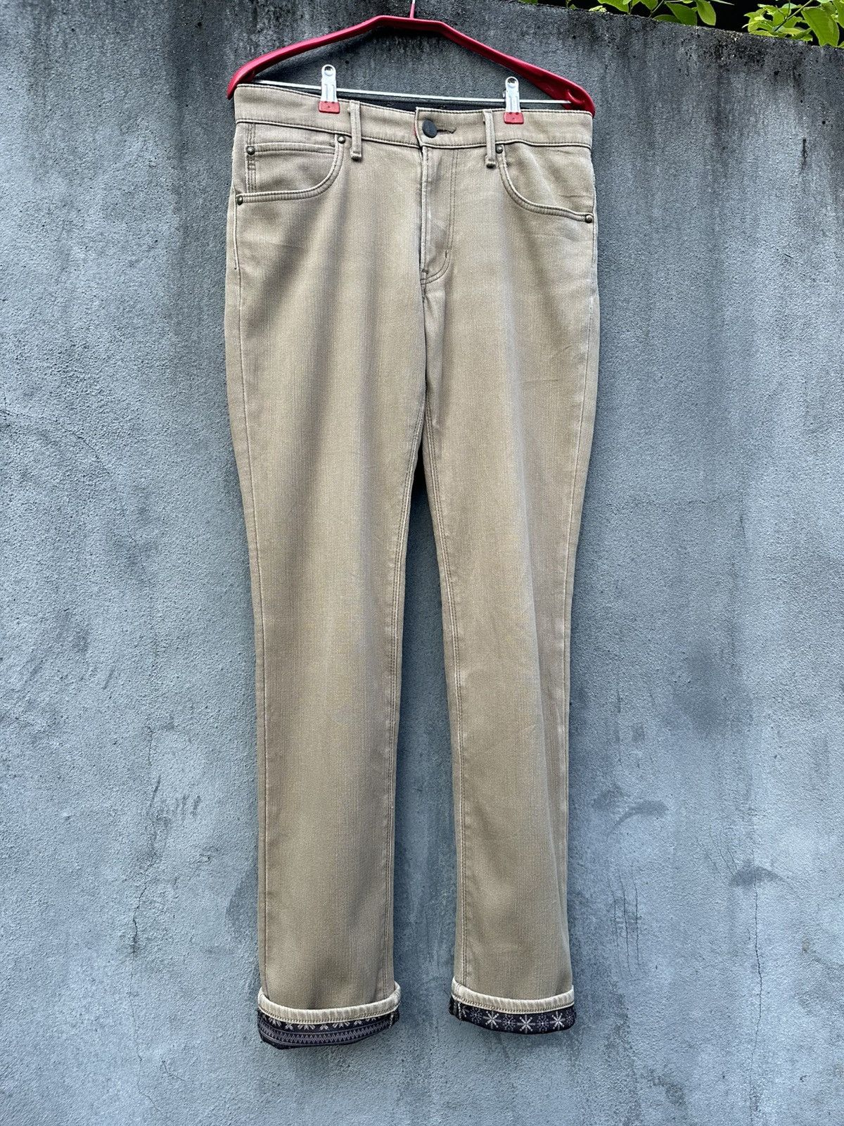 Edwin 👹Edwin Wild Fire Bandana Lined Skinny Jeans Size US 31 - 7 Thumbnail