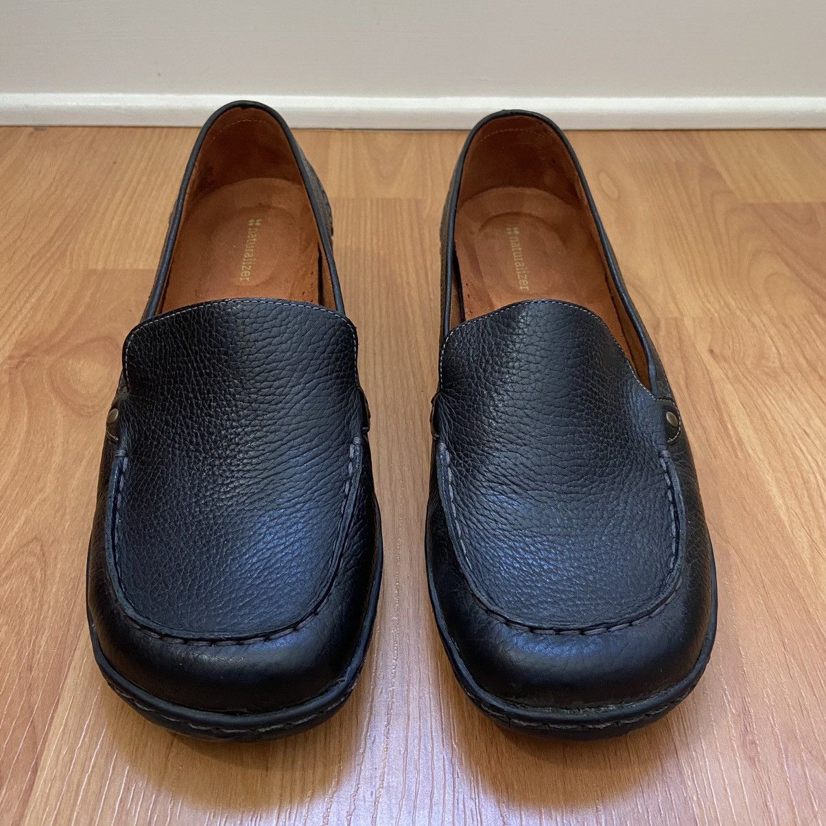 Naturalizer Naturalizer Women’s Black Slip On Shoes Size 10W Size US 10 / IT 40 - 2 Thumbnail