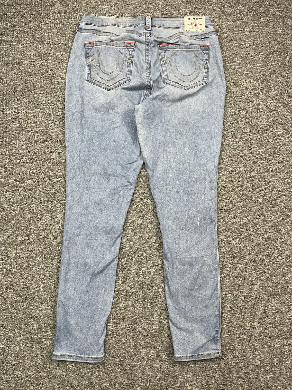 True Religion × Vintage Vintage True Religion Curvy Skinny Denim Stretch Jeans 34x39 Size US 34 / EU 50 - 2 Thumbnail
