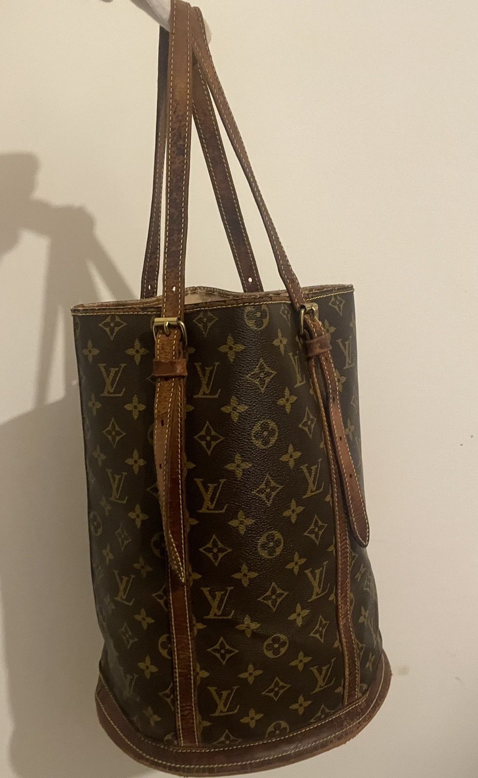 Louis Vuitton Louis Vuitton Bucket "GM" Monogram originale vintage 1998 Size ONE SIZE - 1 Thumbnail