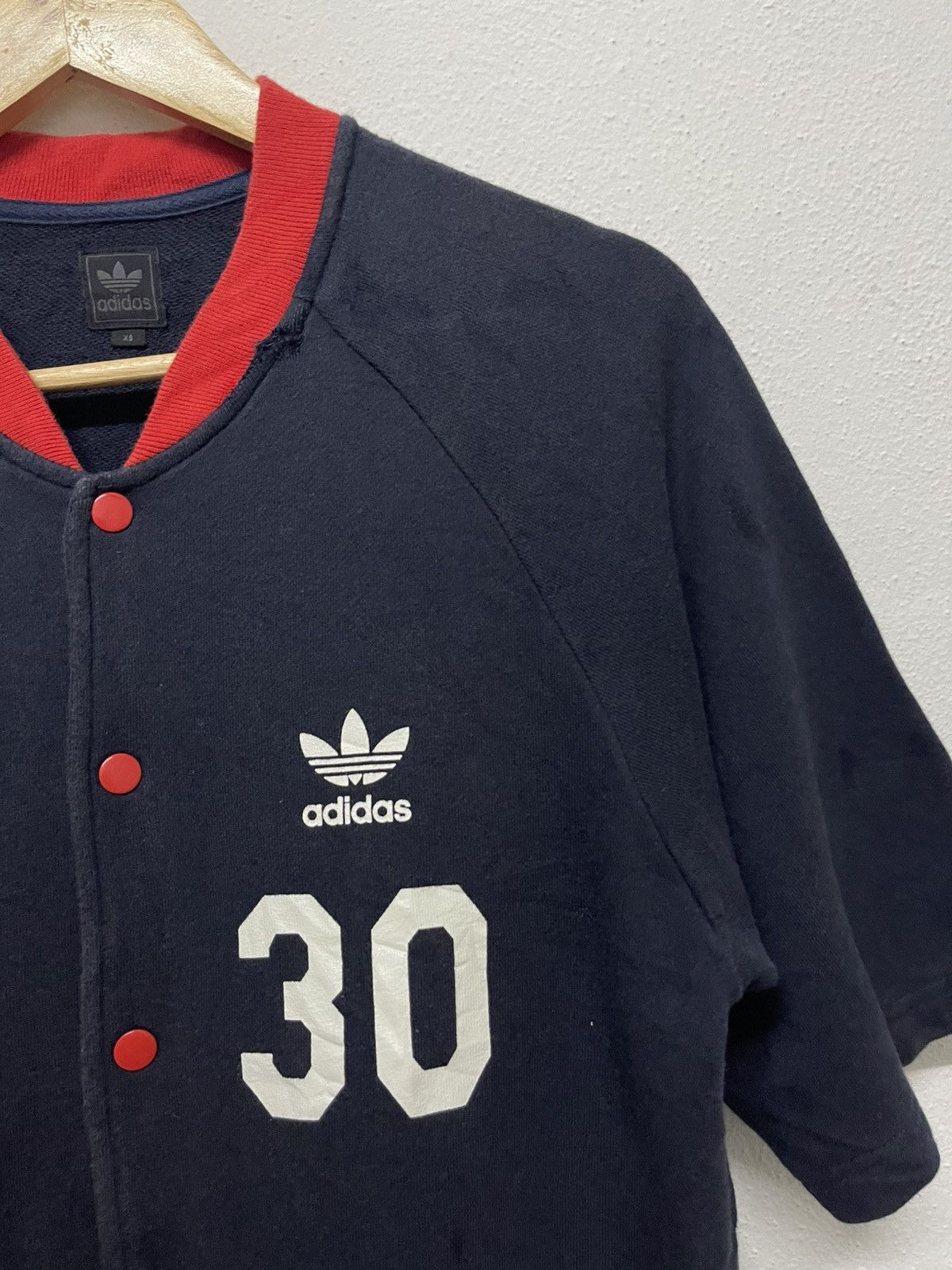 Adidas × Vintage 2000s ADIDAS BASEBALL COTTON JERSEY NEW YORK 30 ANNIVERSARY Size US XS / EU 42 / 0 - 6 Thumbnail
