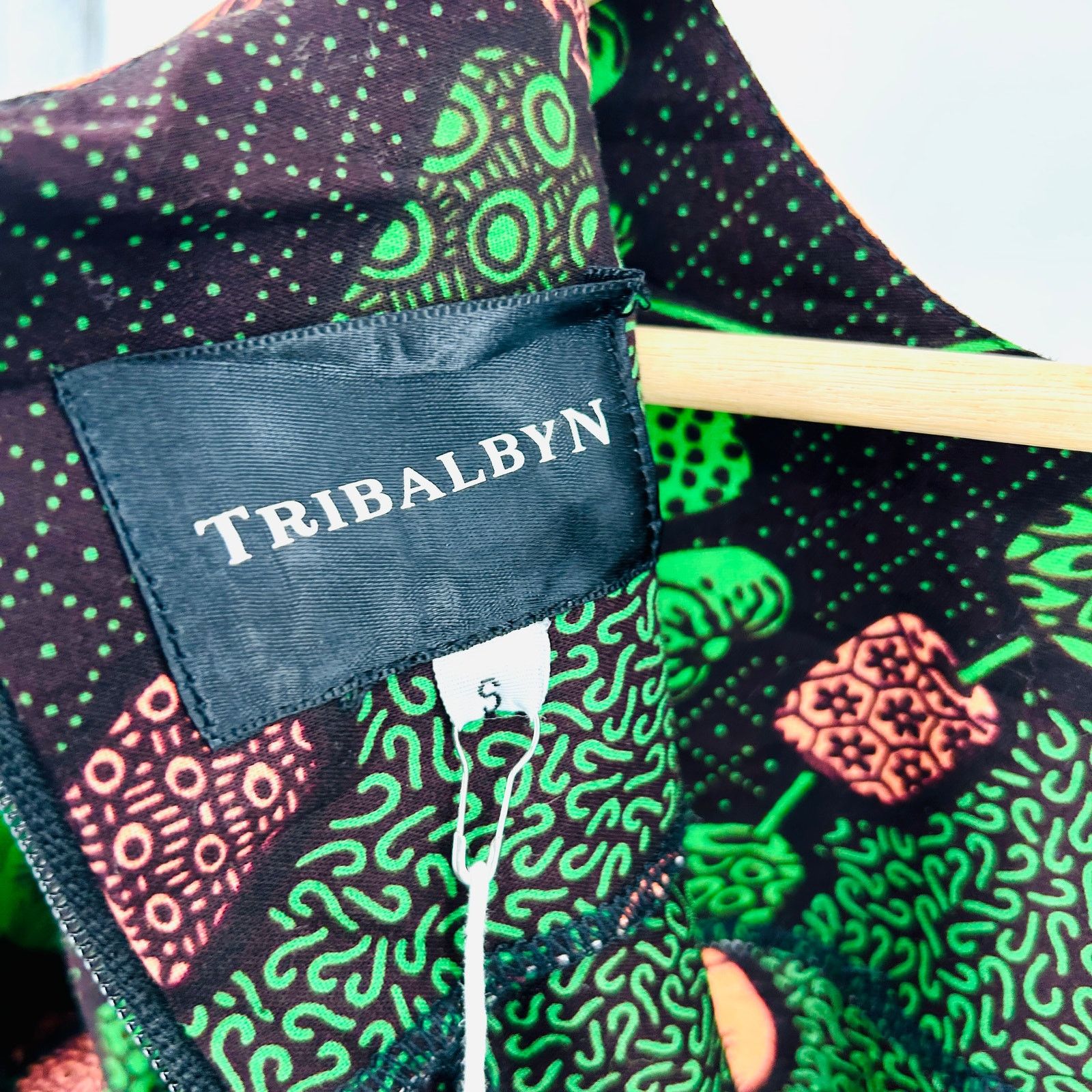 Other Green Coral Mushroom Ankara Print Balloon Sleeve Jumpsuit Size S / US 4 / IT 40 - 9 Thumbnail