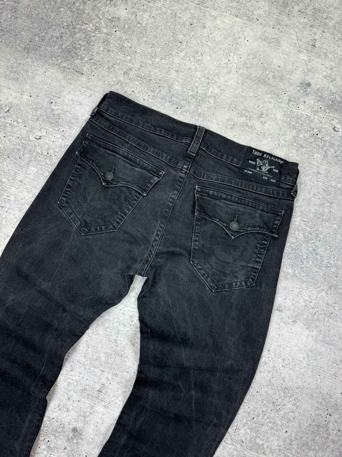 True Religion Vintage True Religion Rocco Black Stonewashed Denim Jeans 36 Size US 36 / EU 52 - 24 Thumbnail
