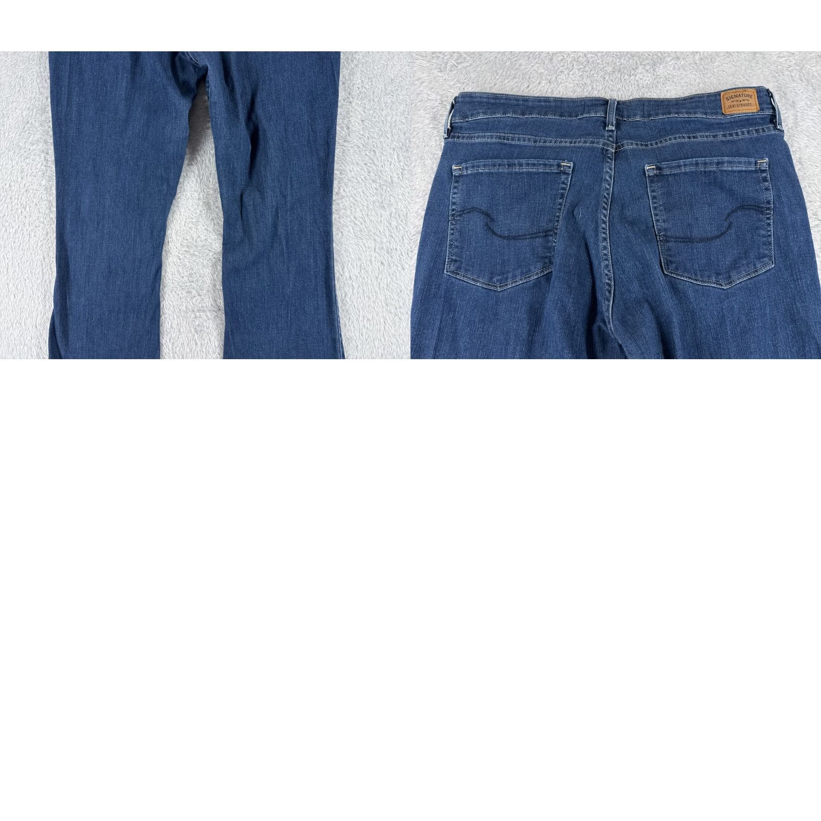 Levi's Levis Jeans Womens 32 Blue Denim Boot Cut Mid Rise Cotton Blend 31x28 Size 24" / US 00 / IT 34 - 10 Thumbnail