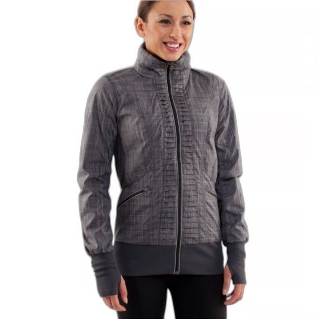 Lululemon Lululemon Full Zip Hooded Jacket Vented Plaid Womens Size 8 Size M / US 6-8 / IT 42-44 - 1 Thumbnail