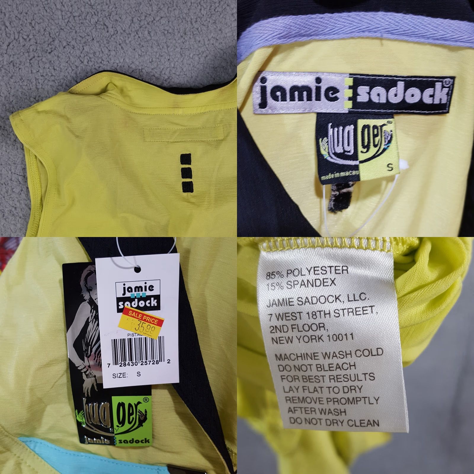 Vintage VINTAGE Jamie Sadock Green Collared Dress Shirt Women’s Size S Sleeveless Stretch Golf Tennis Polo 90s Preppy Size S / US 4 / IT 40 - 8 Thumbnail