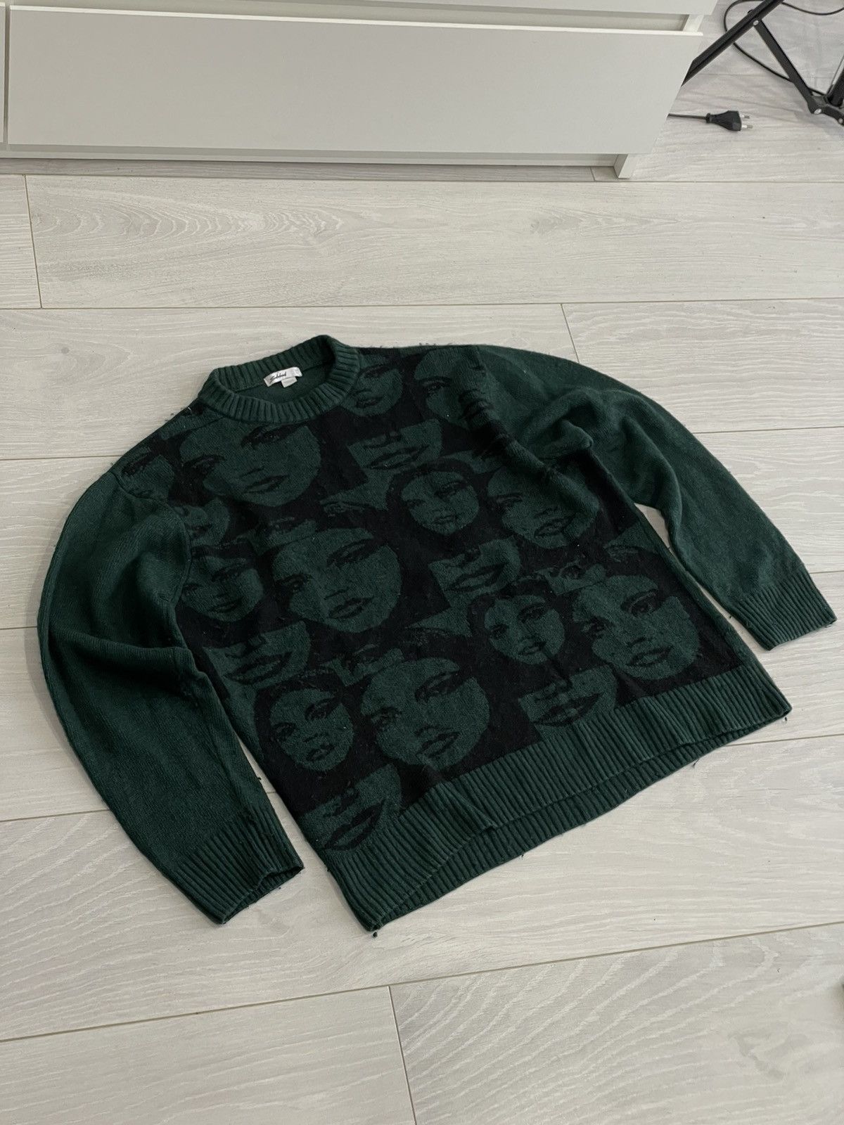 Hysteric Glamour × Japanese Brand × Vintage Avant Garde Multi Logo Girl Hysteric Glamour Style Sweater Size M / US 6-8 / IT 42-44 - 2 Thumbnail