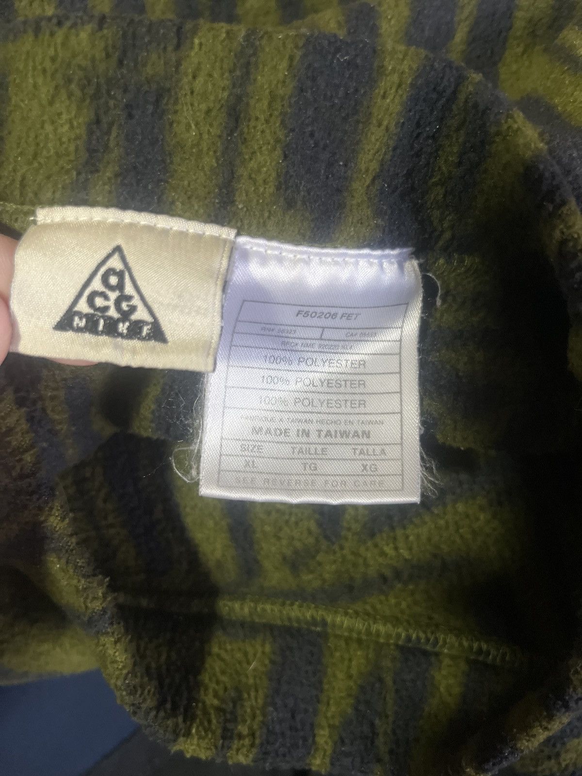 Nike ACG Vintage Nike ACG F.I.T. AOP Tribal Maze Fleece Sweater XL Size US XL / EU 56 / 4 - 5 Thumbnail