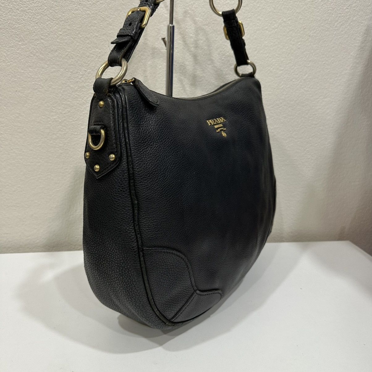 Prada PRADA VITELLO DAINO LEATHER SHOULDER BAG Size ONE SIZE - 6 Thumbnail