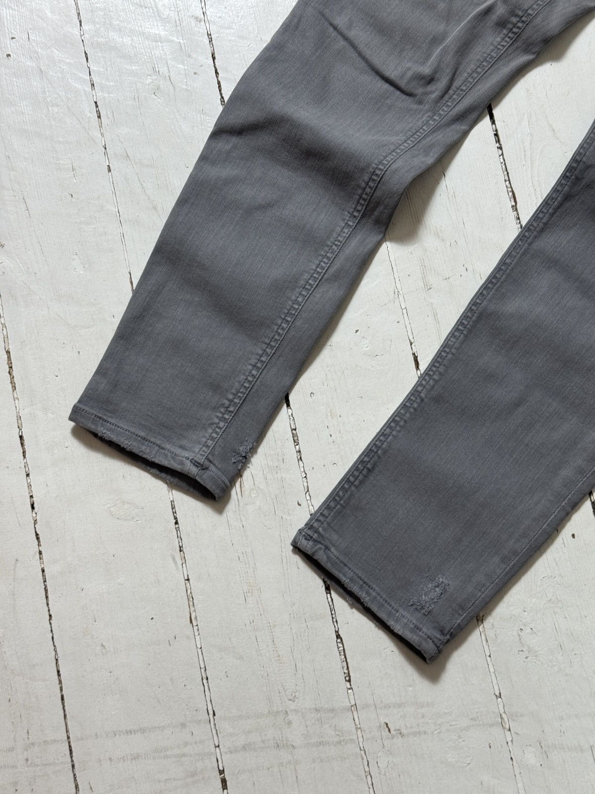 Acne Studios VINTAGE ACNE STUDIOS SKIN 5 USED GREY JEANS Size 29" - 3 Thumbnail