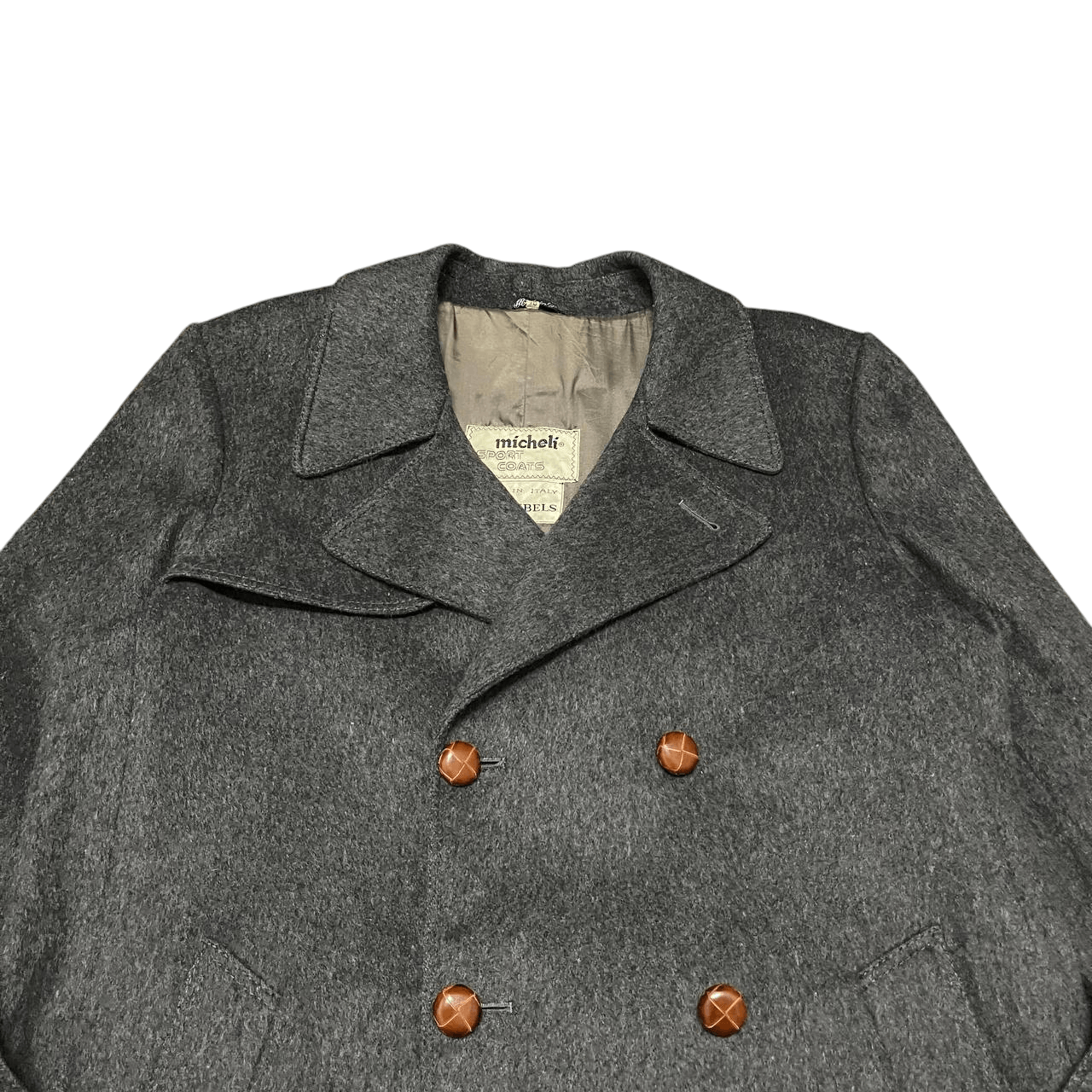 Vintage Vintage Micheli Sport Coats Wool Long Coat Gimbels Size US S / EU 44-46 / 1 - 2 Thumbnail