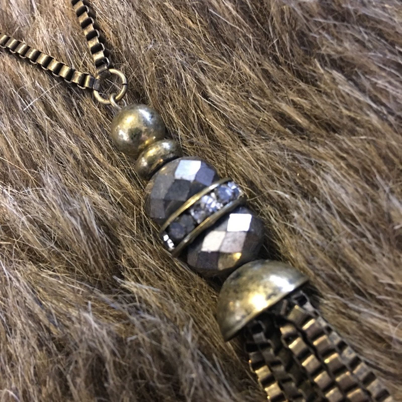 Vintage Vintage sparkle bead chain tassel long necklace Size ONE SIZE - 8 Thumbnail