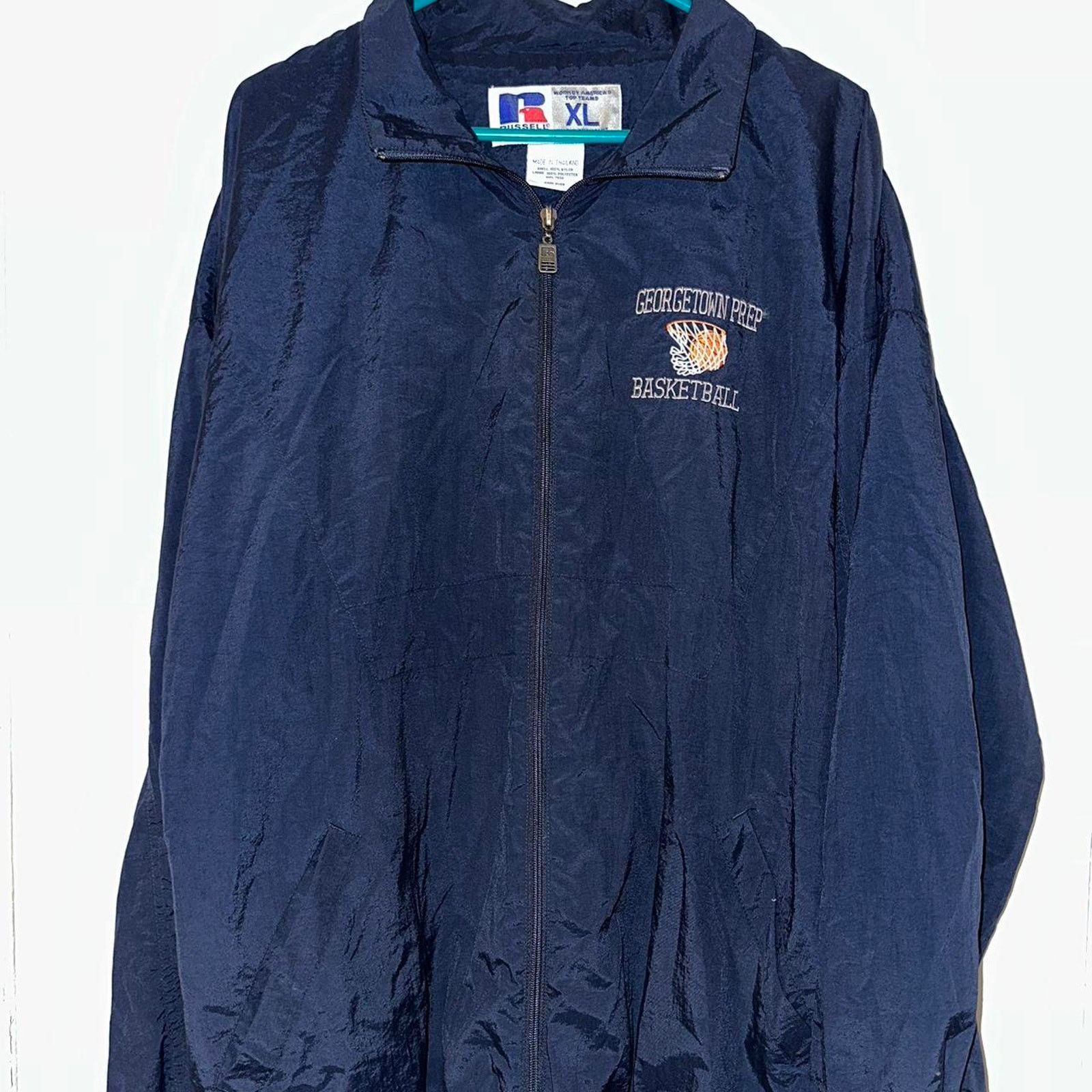 Russell Athletic × Vintage Vintage Russell Georgetown Prep Basketball Jacket size XL Size US XL / EU 56 / 4 - 1 Thumbnail