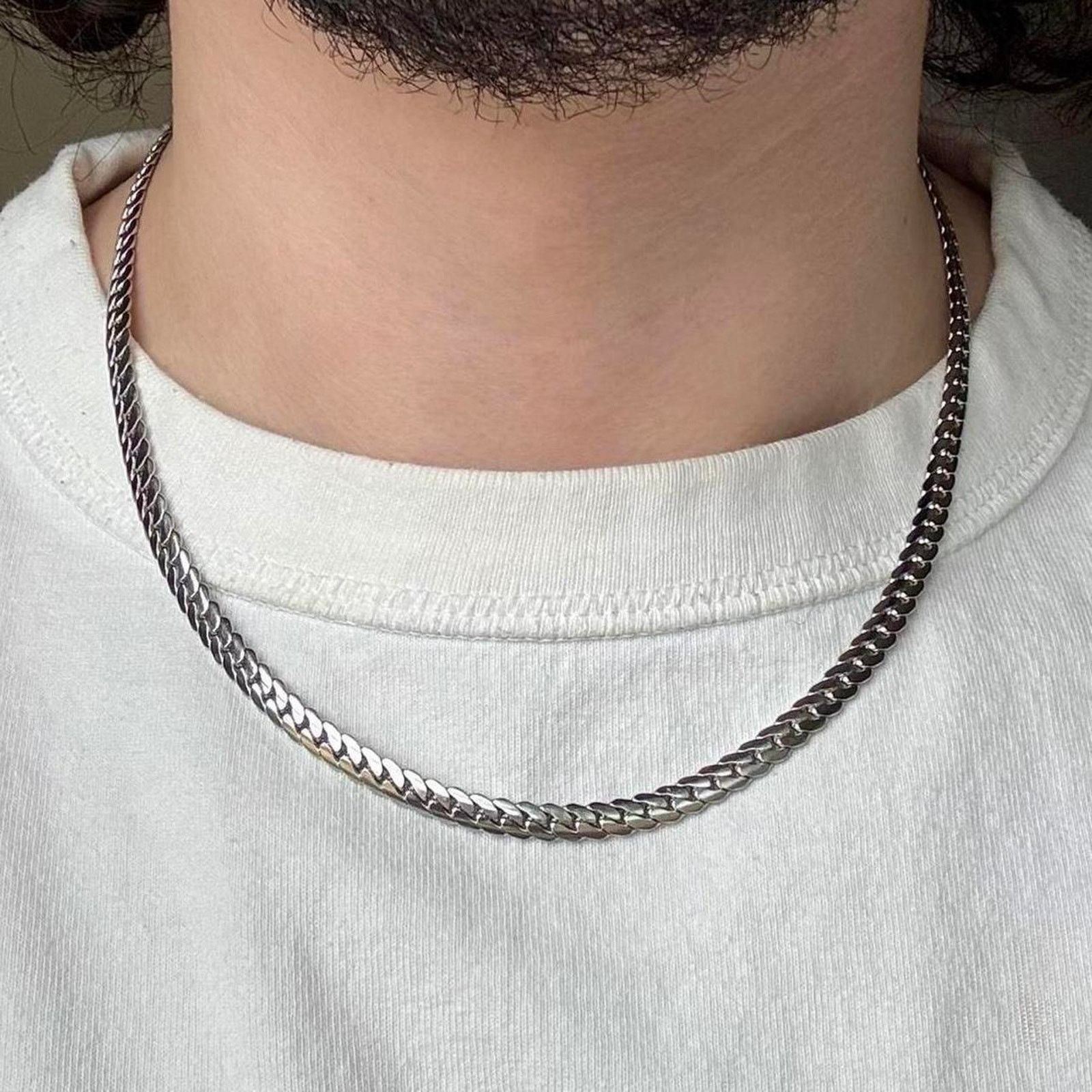 Other Silver snake chain vintage y2k MENS Size ONE SIZE - 1 Thumbnail