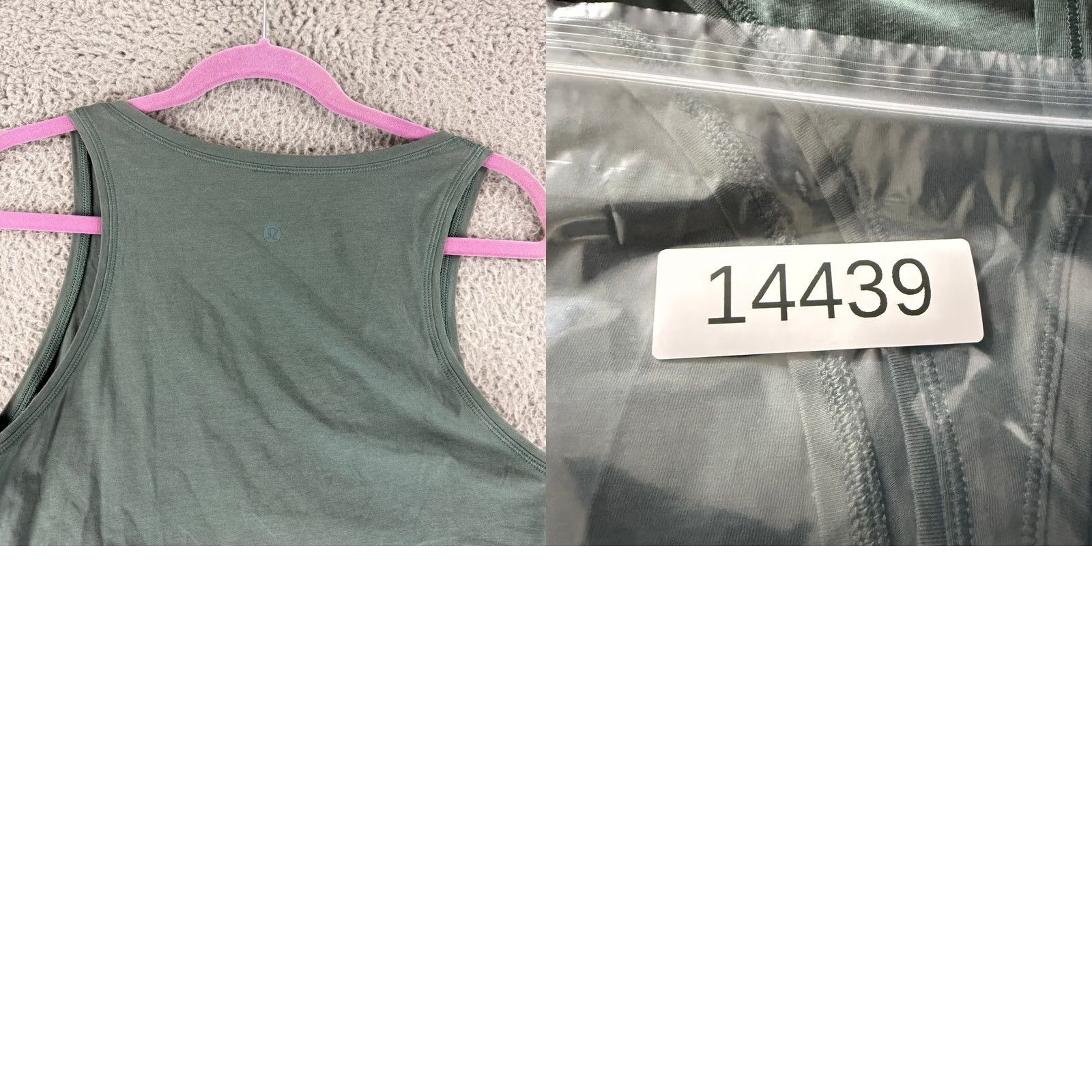 Lululemon Lululemon Womens Green V Neck Tank Top Split Hem Athletic Activewear Size 6 Size M / US 6-8 / IT 42-44 - 8 Thumbnail