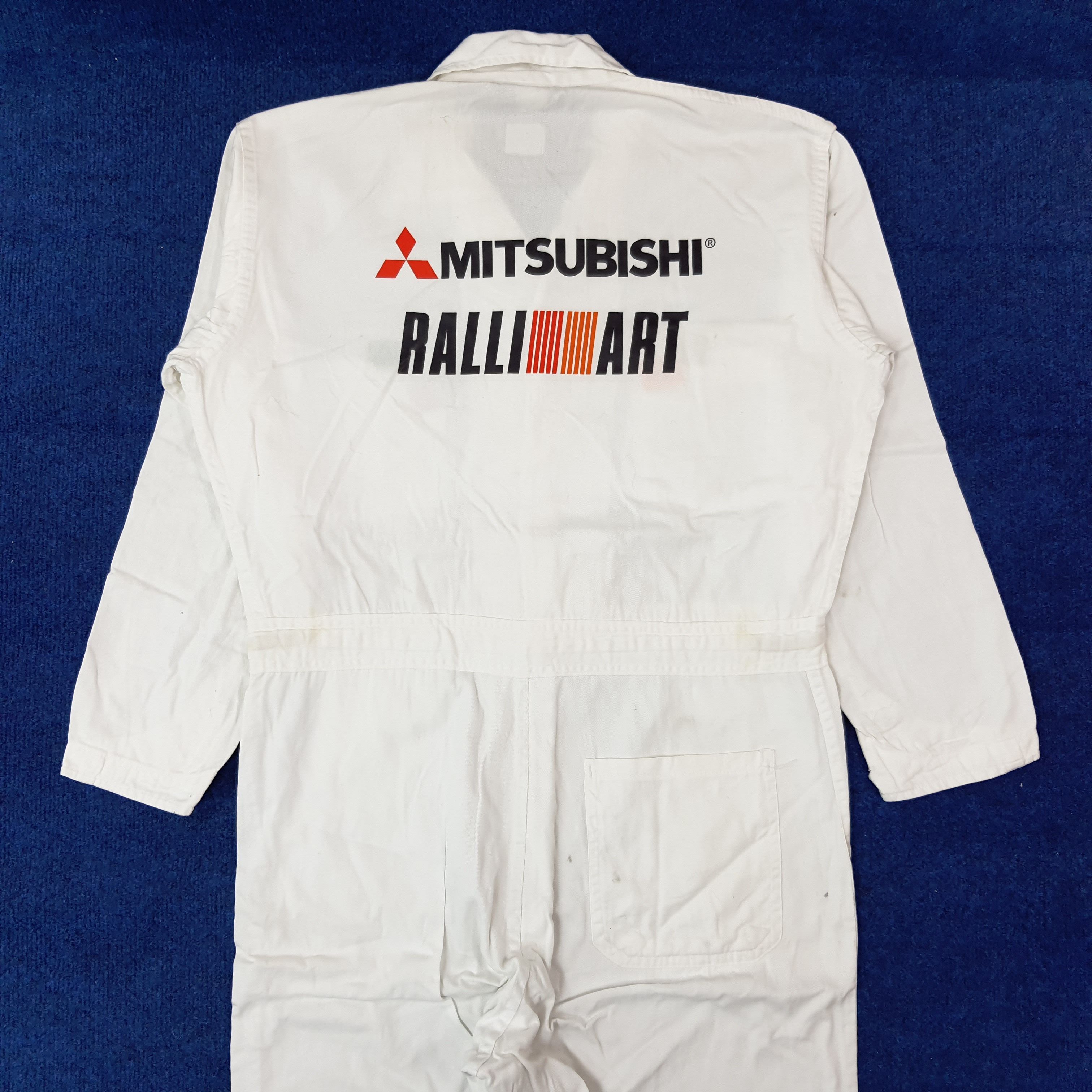 Japanese Brand Vintage Mitsubishi Japan Motorsports Button Coverall C227N13 Size US M / EU 48-50 / 2 - 2 Thumbnail
