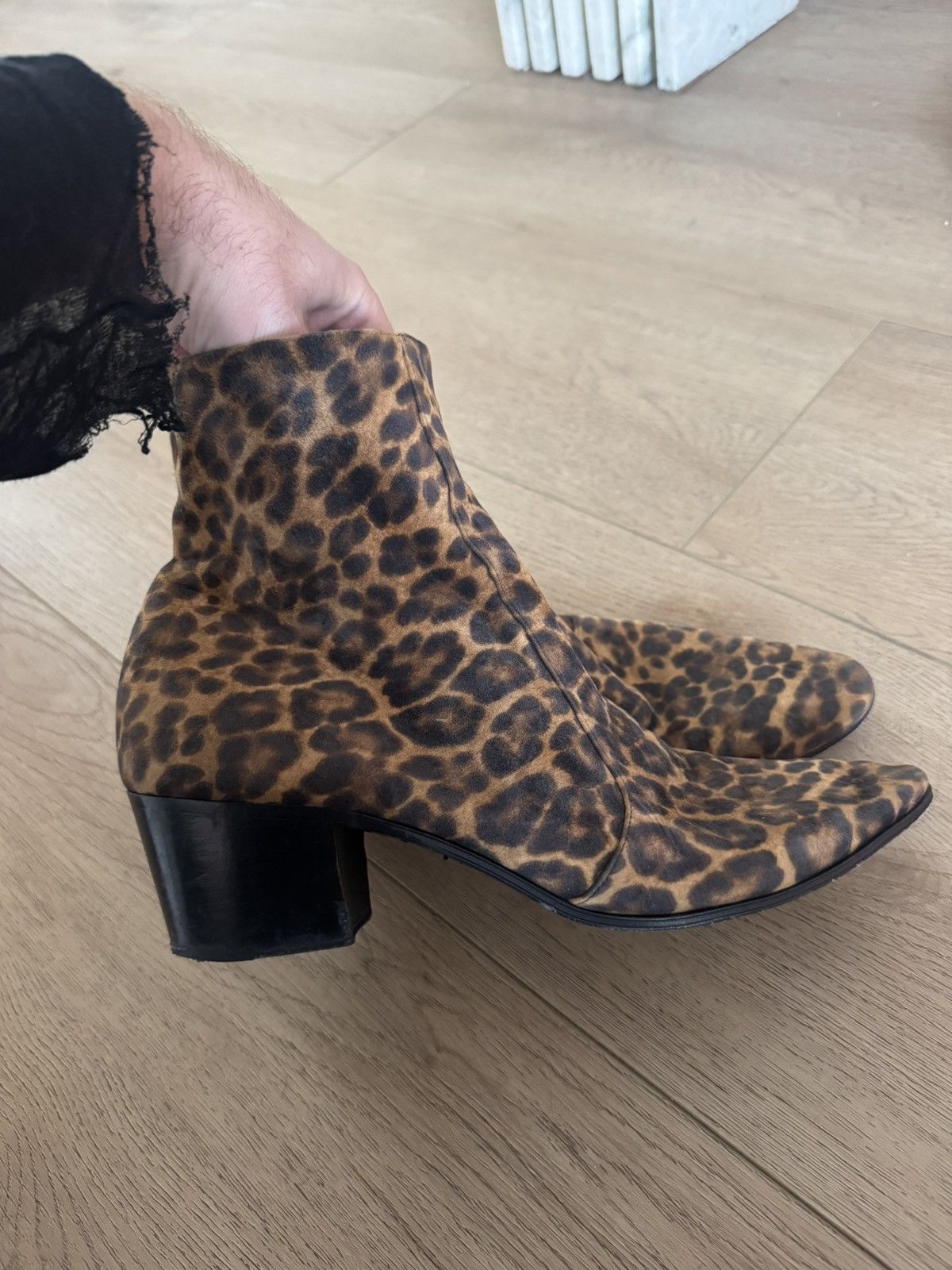 Saint Laurent Paris Leopard Vasilli Boot Size US 8 / EU 41 - 1 Thumbnail