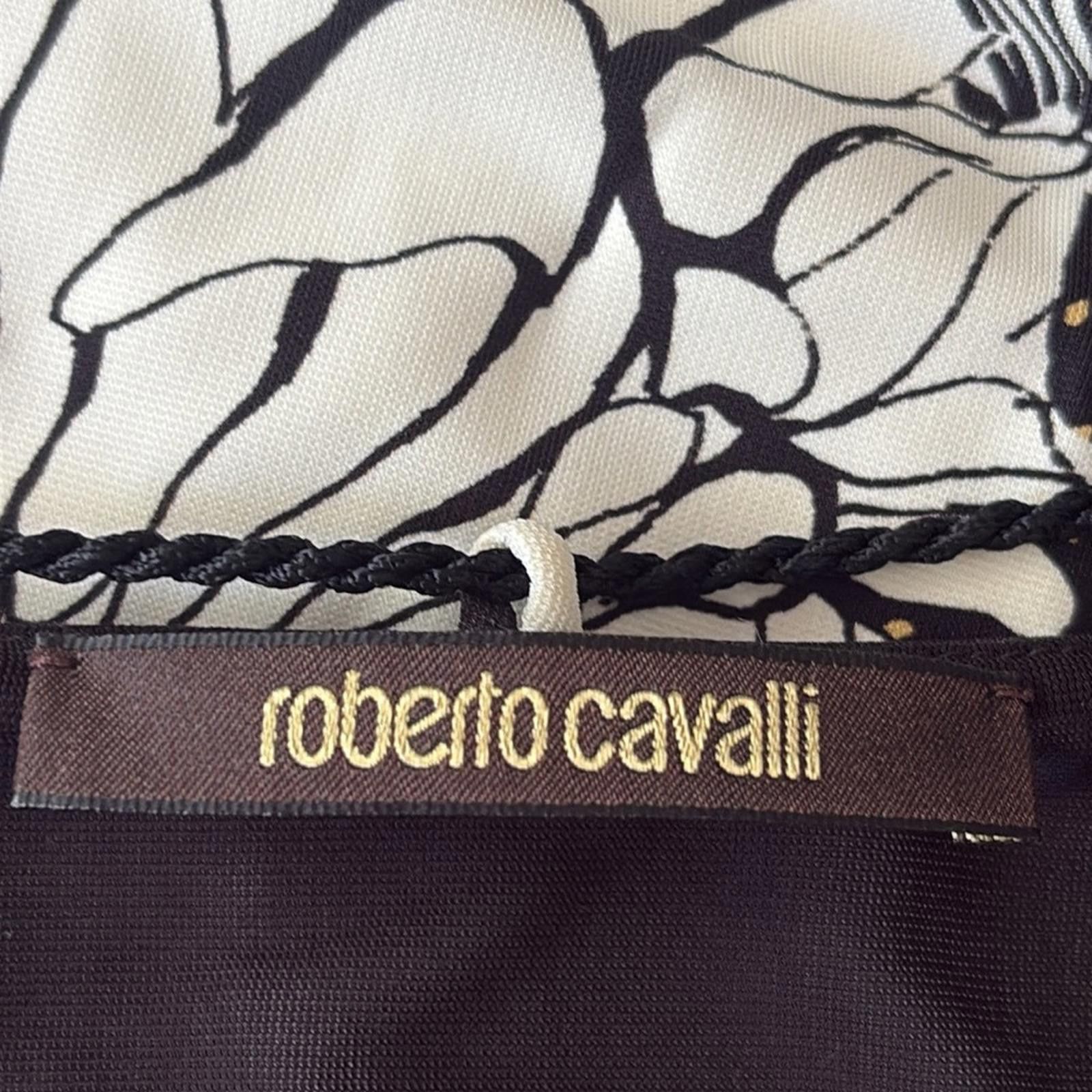 Roberto Cavalli Roberto Cavalli Made in Italy V-Neck Tassel Dress Size M / US 6-8 / IT 42-44 - 5 Thumbnail