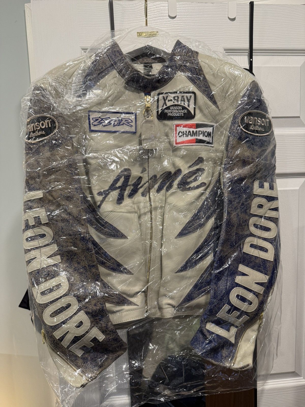 Aime Leon Dore × Vanson Leathers New ALD X Vanson Leathers Disstressed Leather Moto Jacket Size US M / EU 48-50 / 2 - 5 Thumbnail