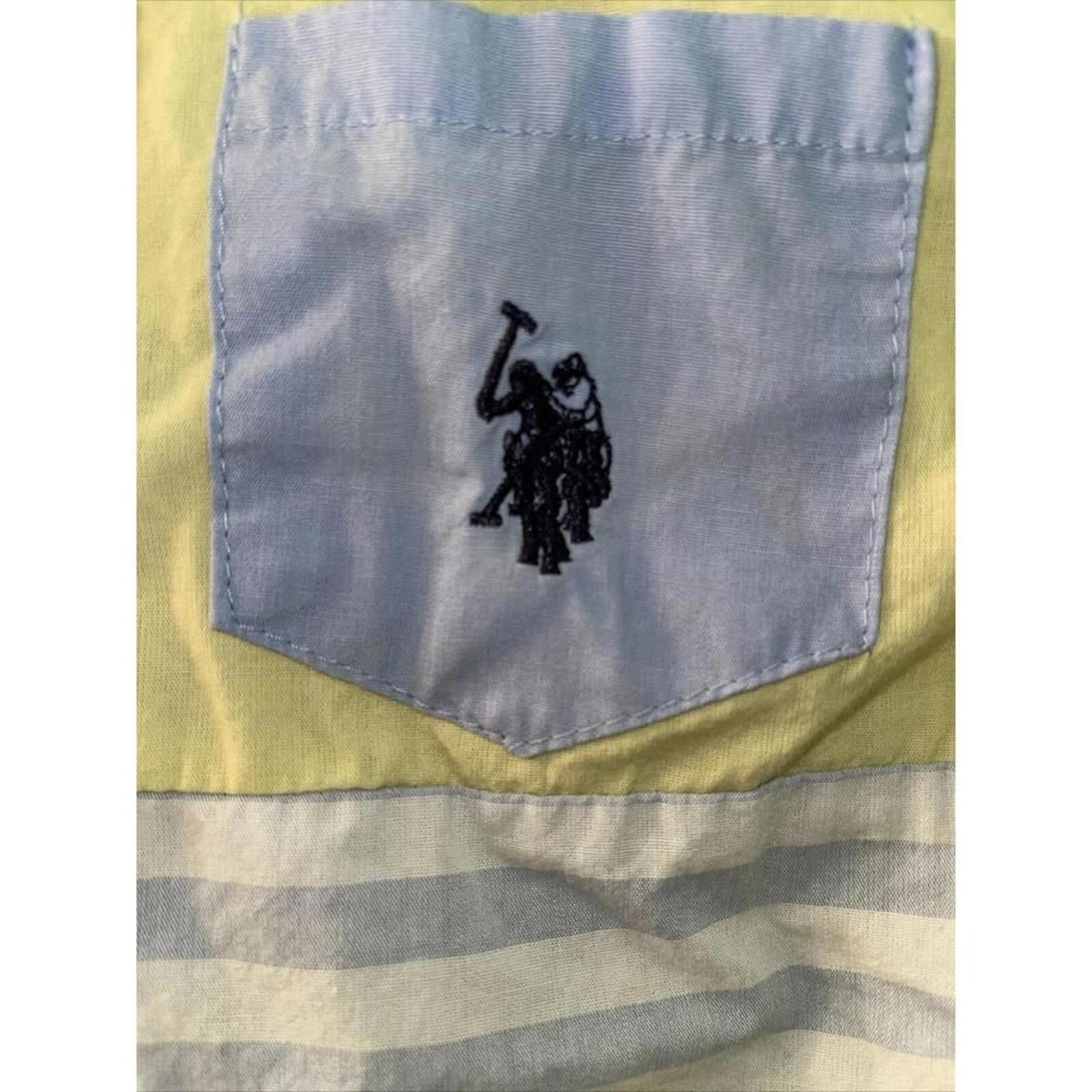 Other U.S. Polo Assn. Colorblock Kids Shirt - Striped Short Sleeve Size ONE SIZE - 2 Thumbnail