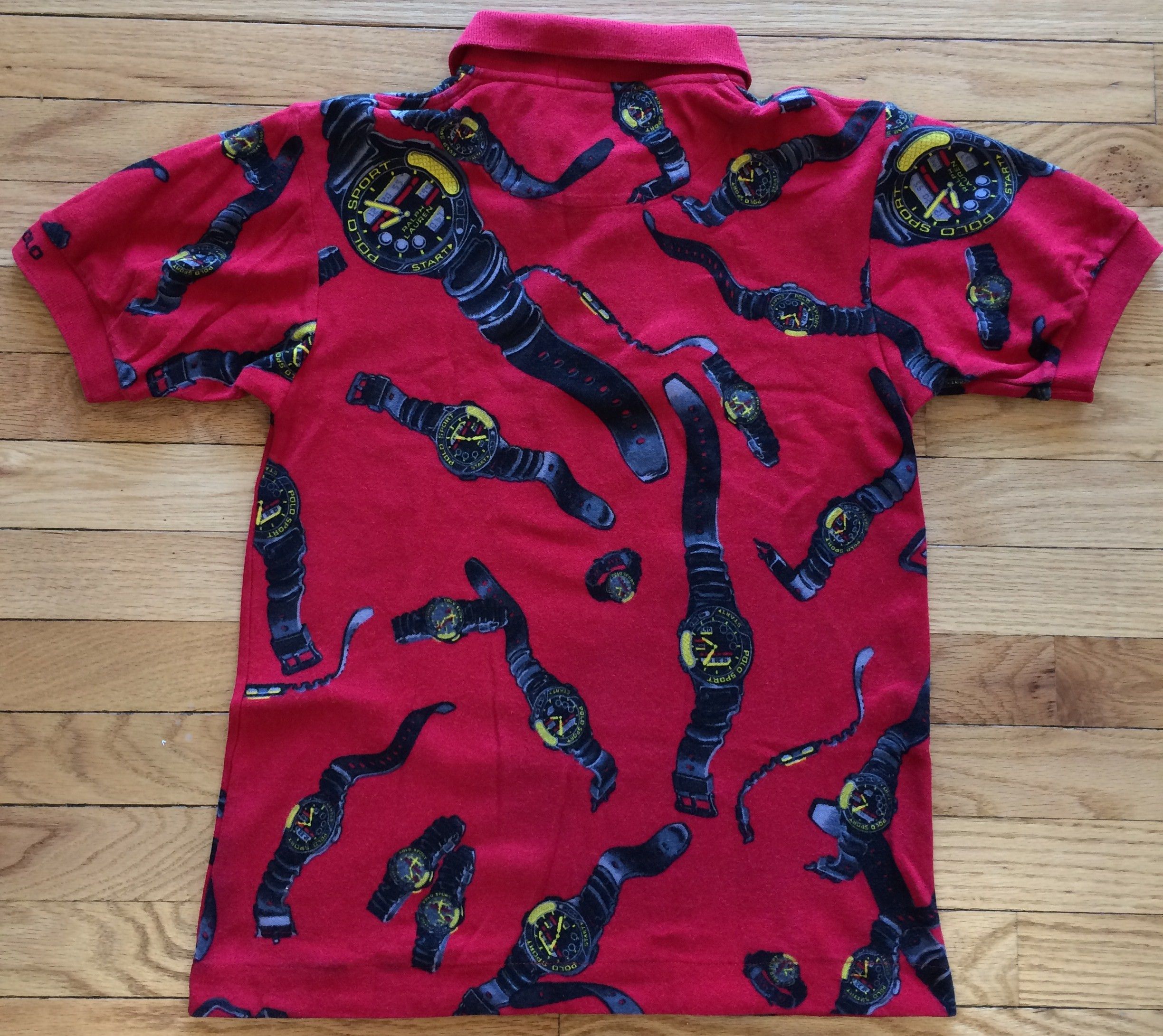 Polo Ralph Lauren Vintage 90s Polo Sport Ralph Lauren Watches Shirt Size US S / EU 44-46 / 1 - 5 Thumbnail