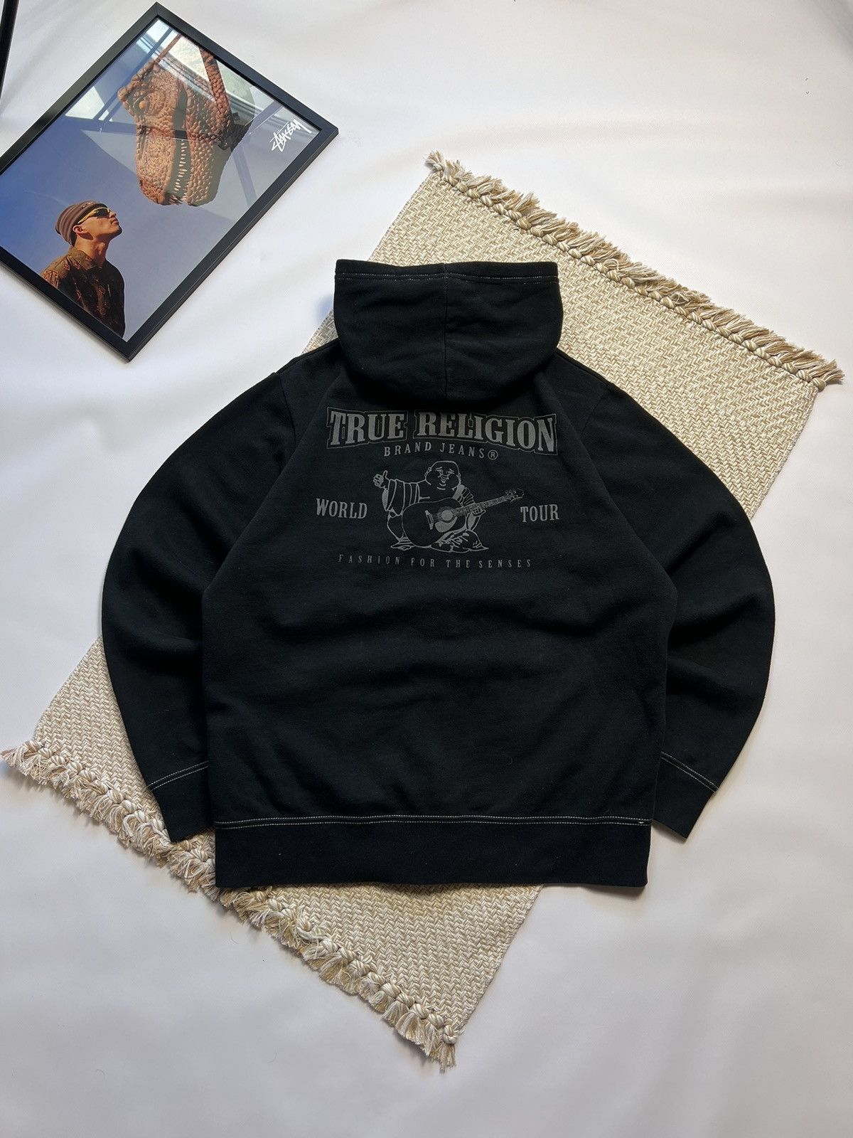 Japanese Brand Vintage True Religion Y2K zip hoodie Size US L / EU 52-54 / 3 - 2 Thumbnail